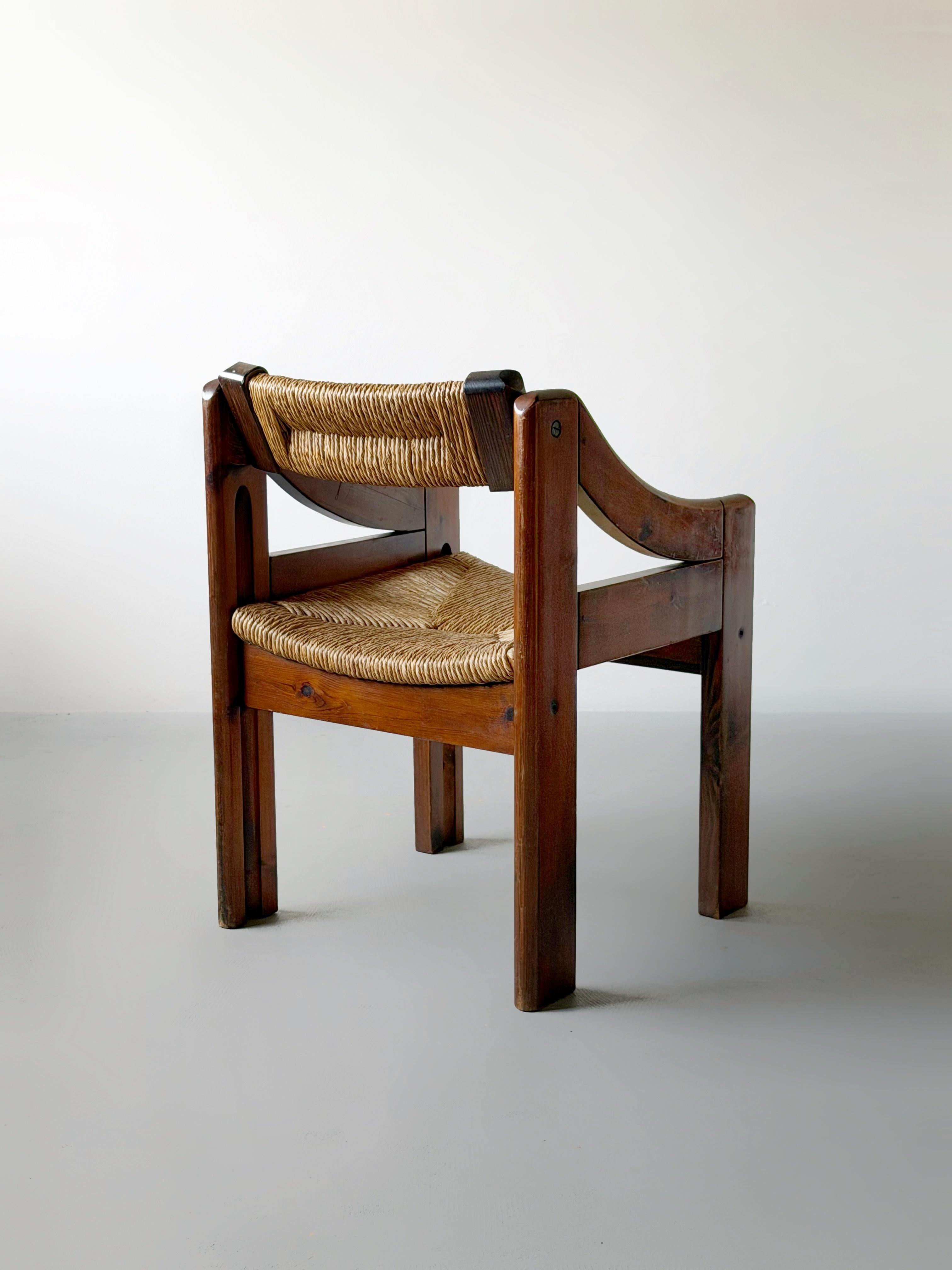 Brutalist Armchair designed by Silvio Coppola for Fratelli Montina, Italy, 1970s