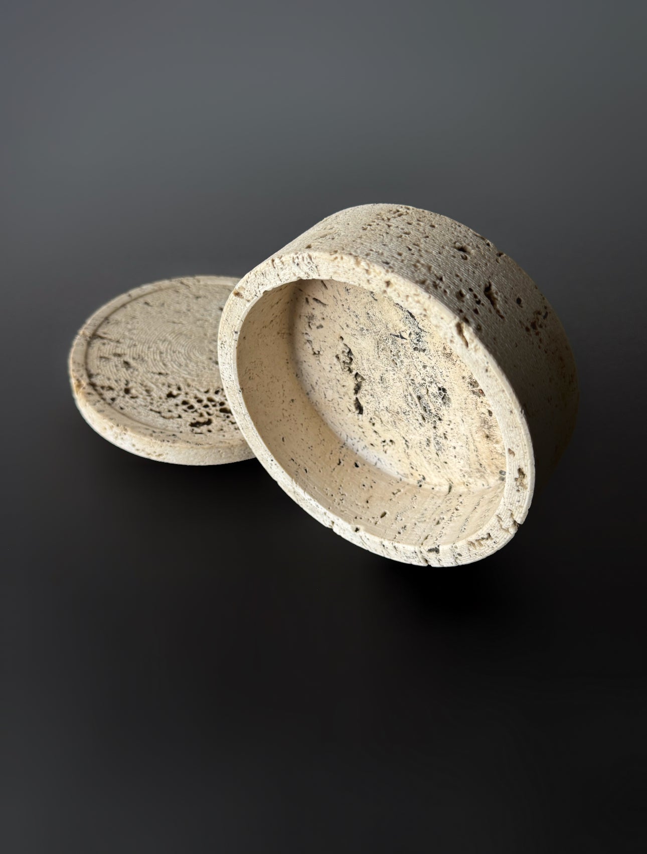 Travertine box by Alessandso giusti & Egidio Di Rosa for UP&UP, 1970s
