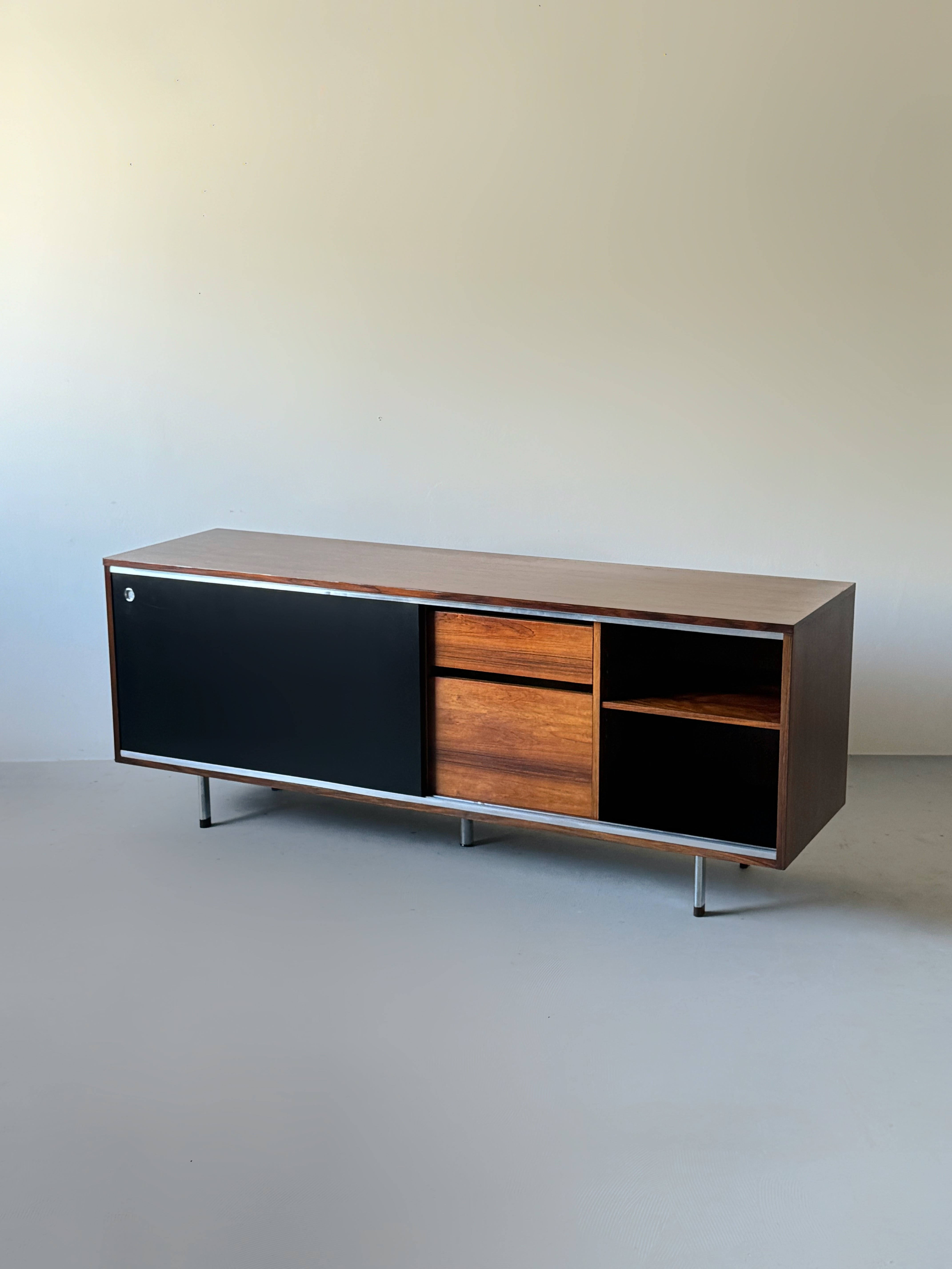 Sideboard in rosewood by George Nelson for Herman Miller, 1960s