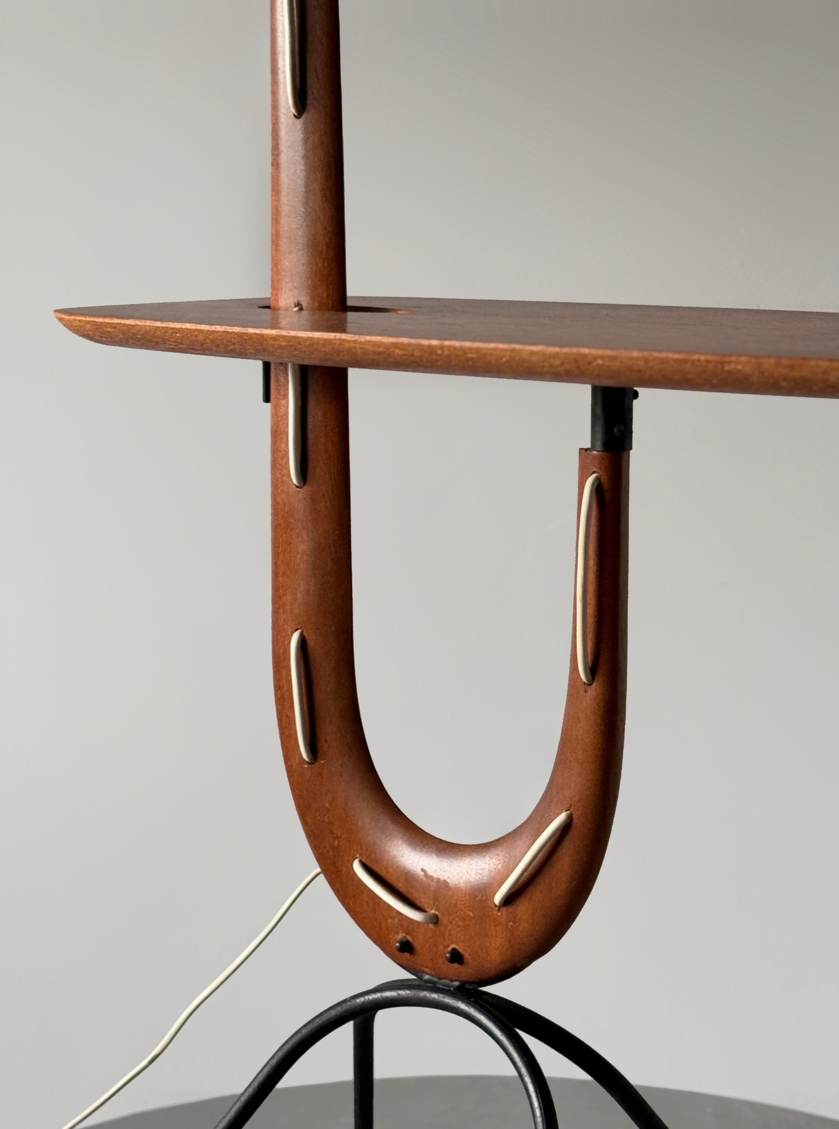 Rare Model 14.952 Floor Lamp by Jean Rispal