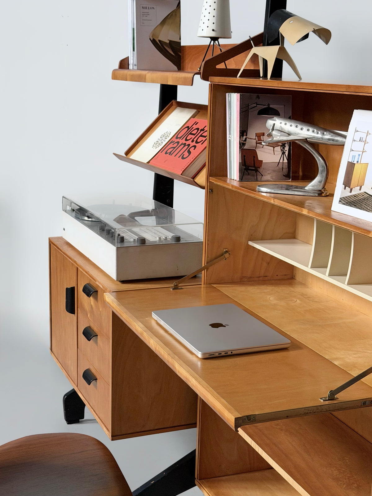 BB04 Cabinet secretary desk by Cees Braakman for UMS Pastoe, The Netherlands 1953