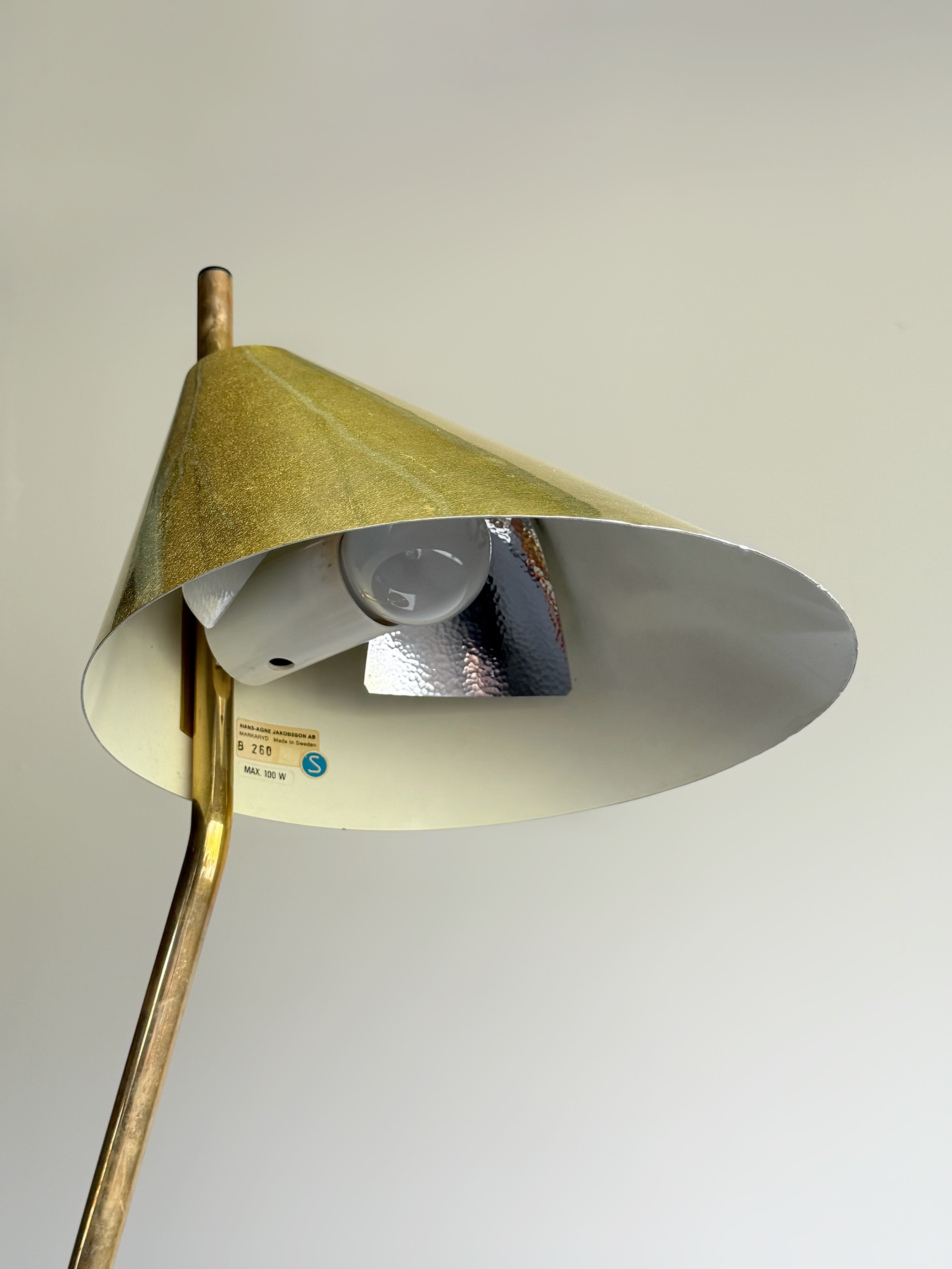 Table lamp model B260 by Hans-Agne Jakobsson, Sweden 1960's