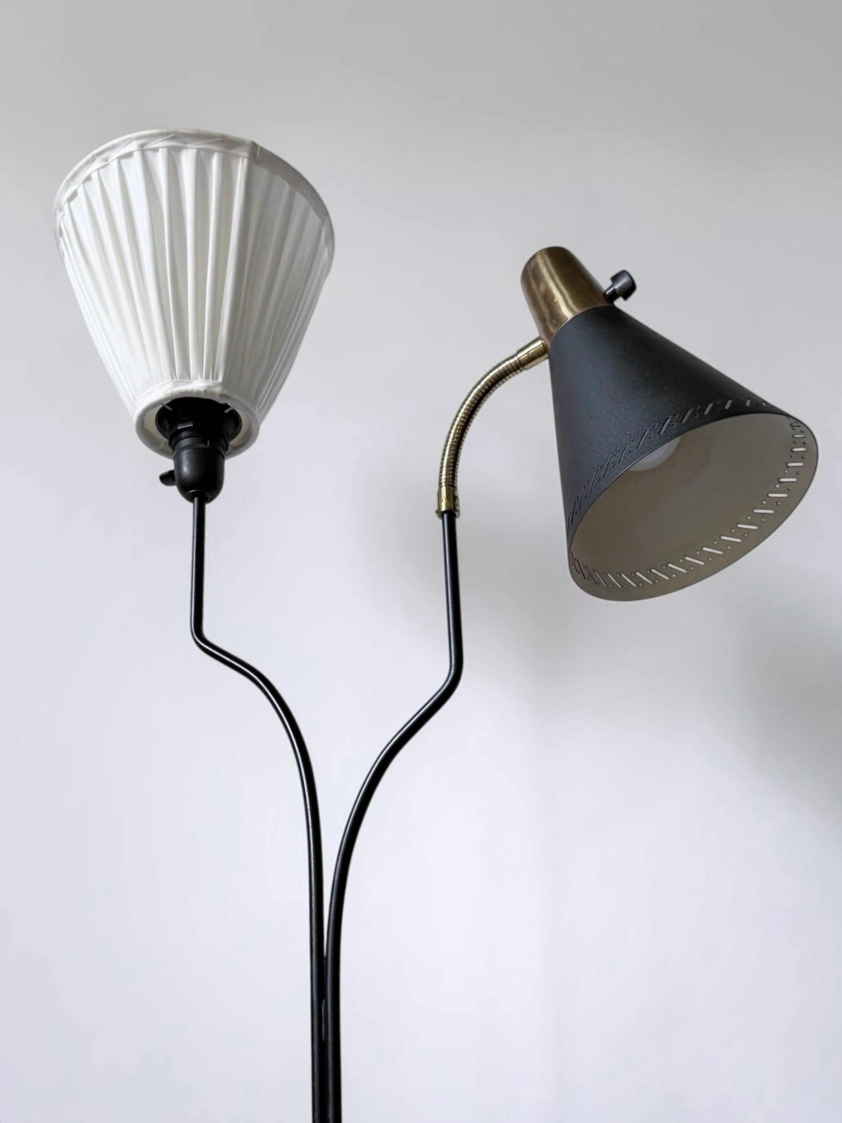 Floor Lamp by Hans Bergström for Ateljé Lyktan, Sweden 1950s