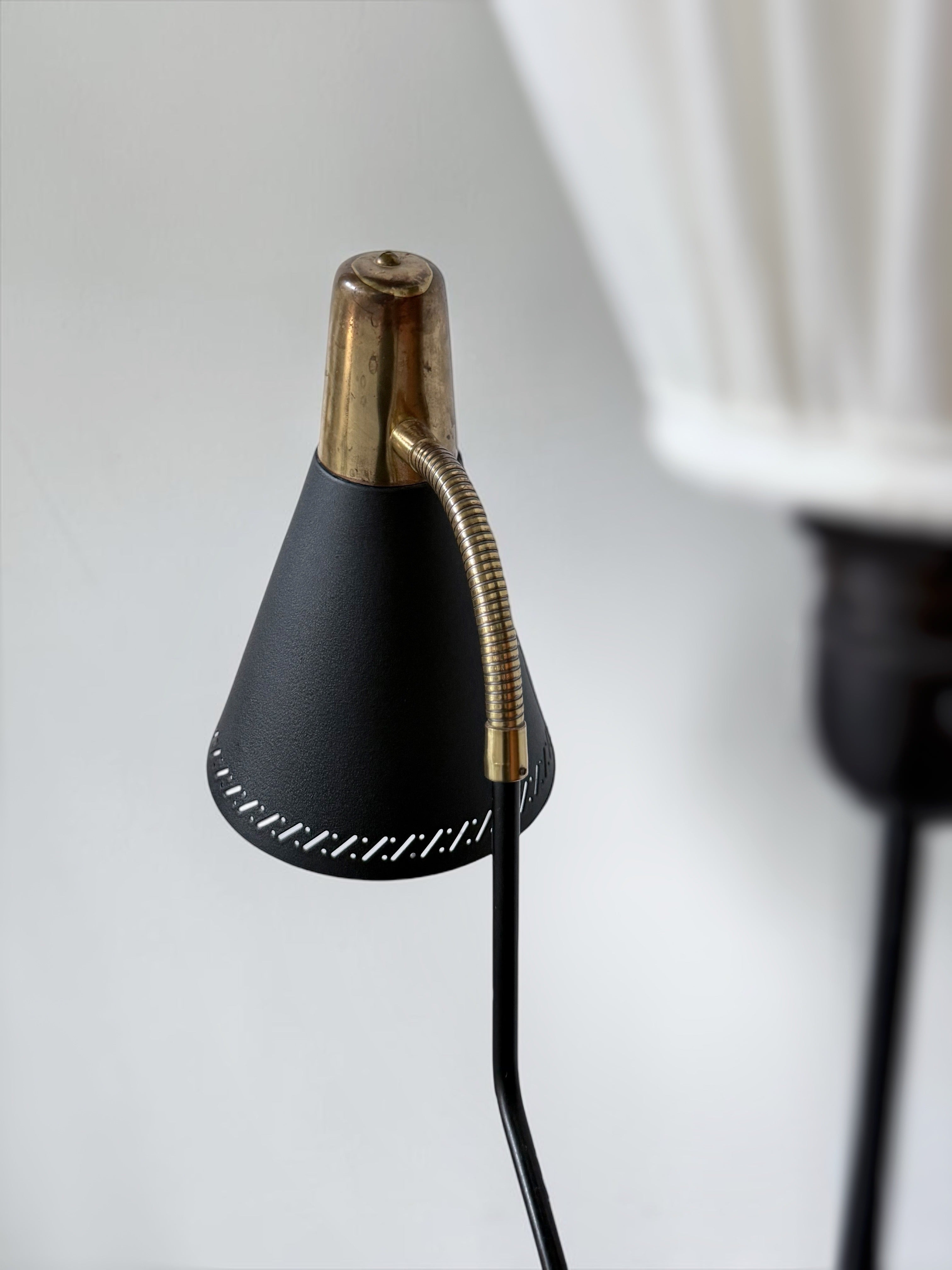 Floor Lamp by Hans Bergström for Ateljé Lyktan, Sweden 1950s