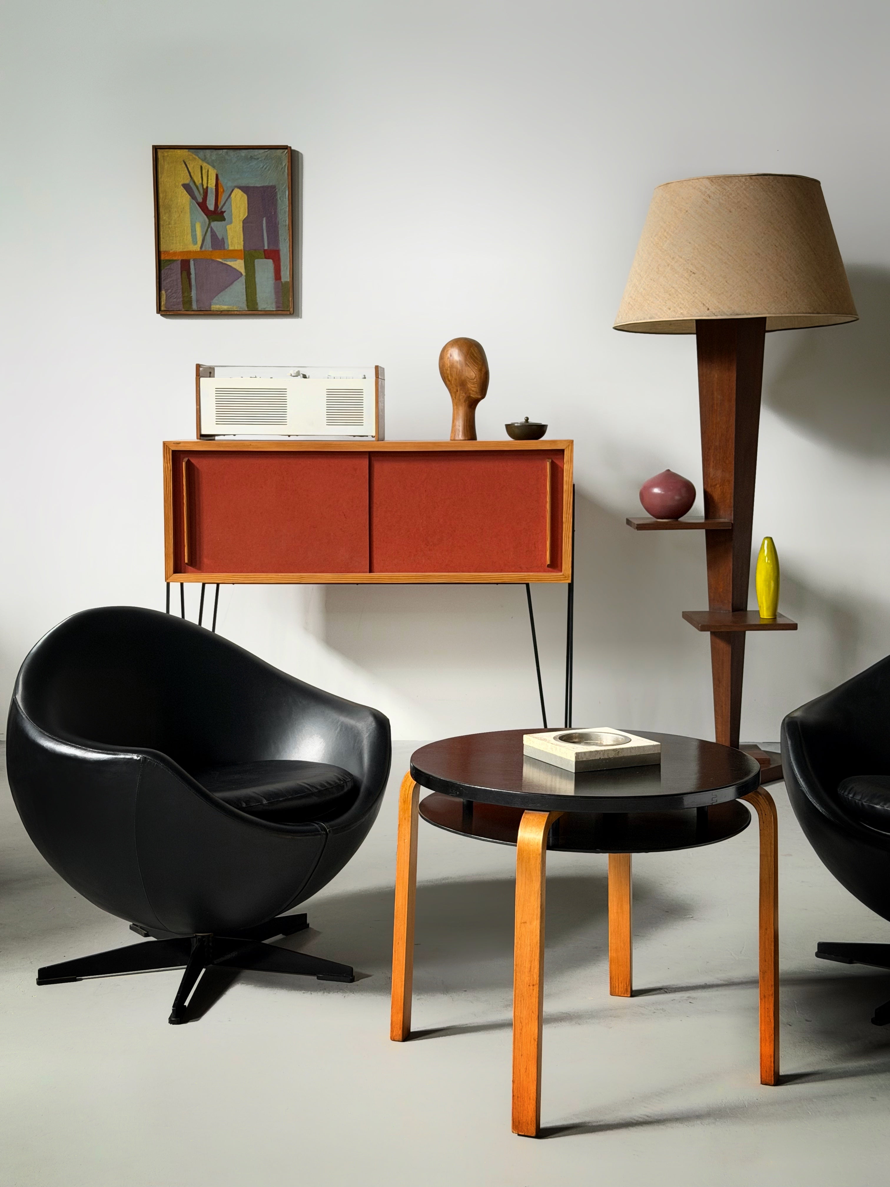 Double face Cabinet by Jacques Tournus, France 1950s