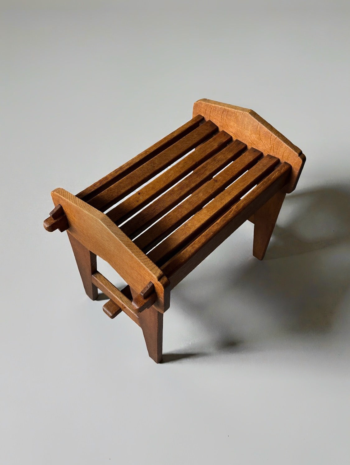 Arts and Crafts Stool, 1940s