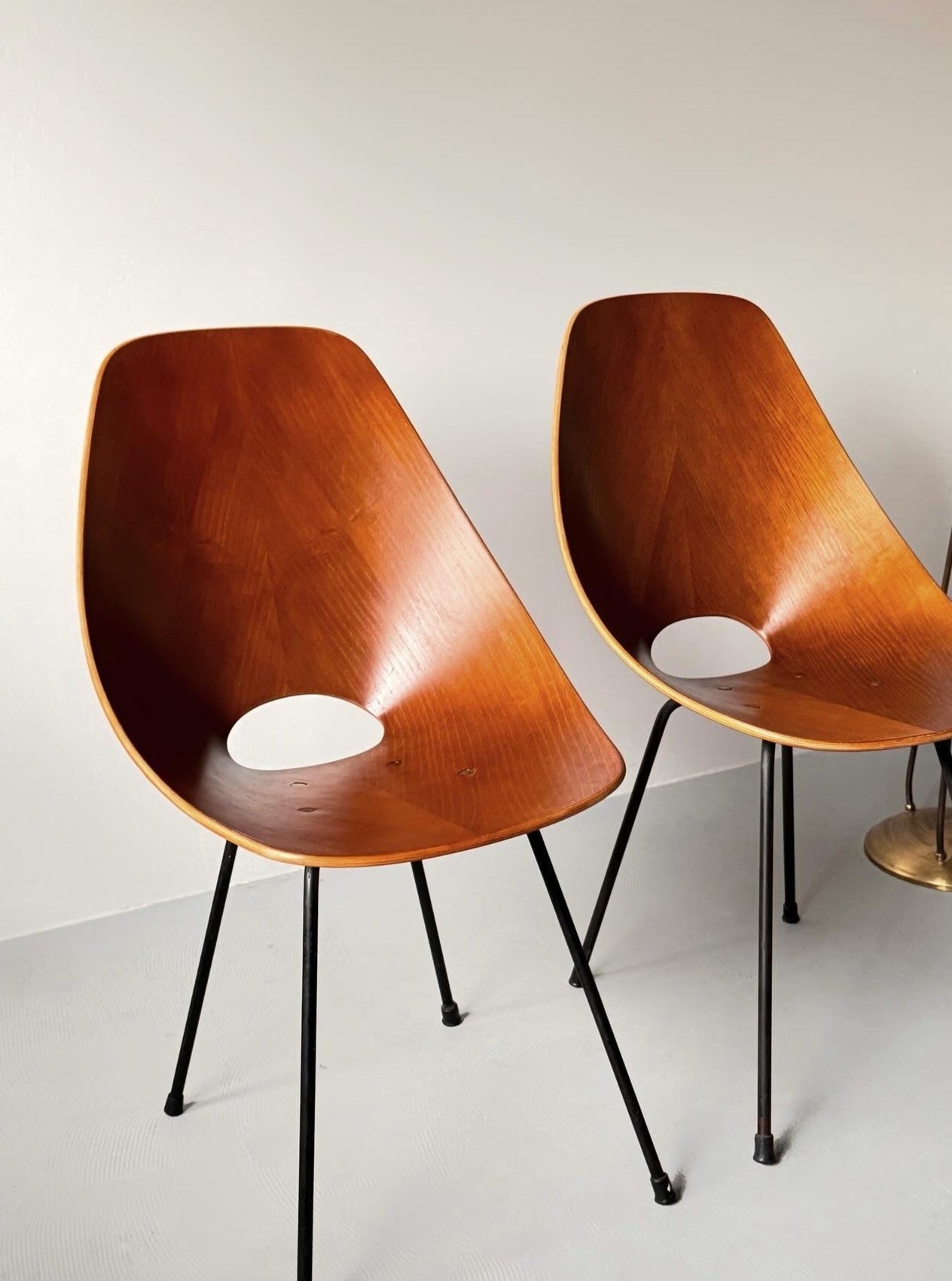 Medea Plywood Side Chairs by Vittorio Nobili, Italy