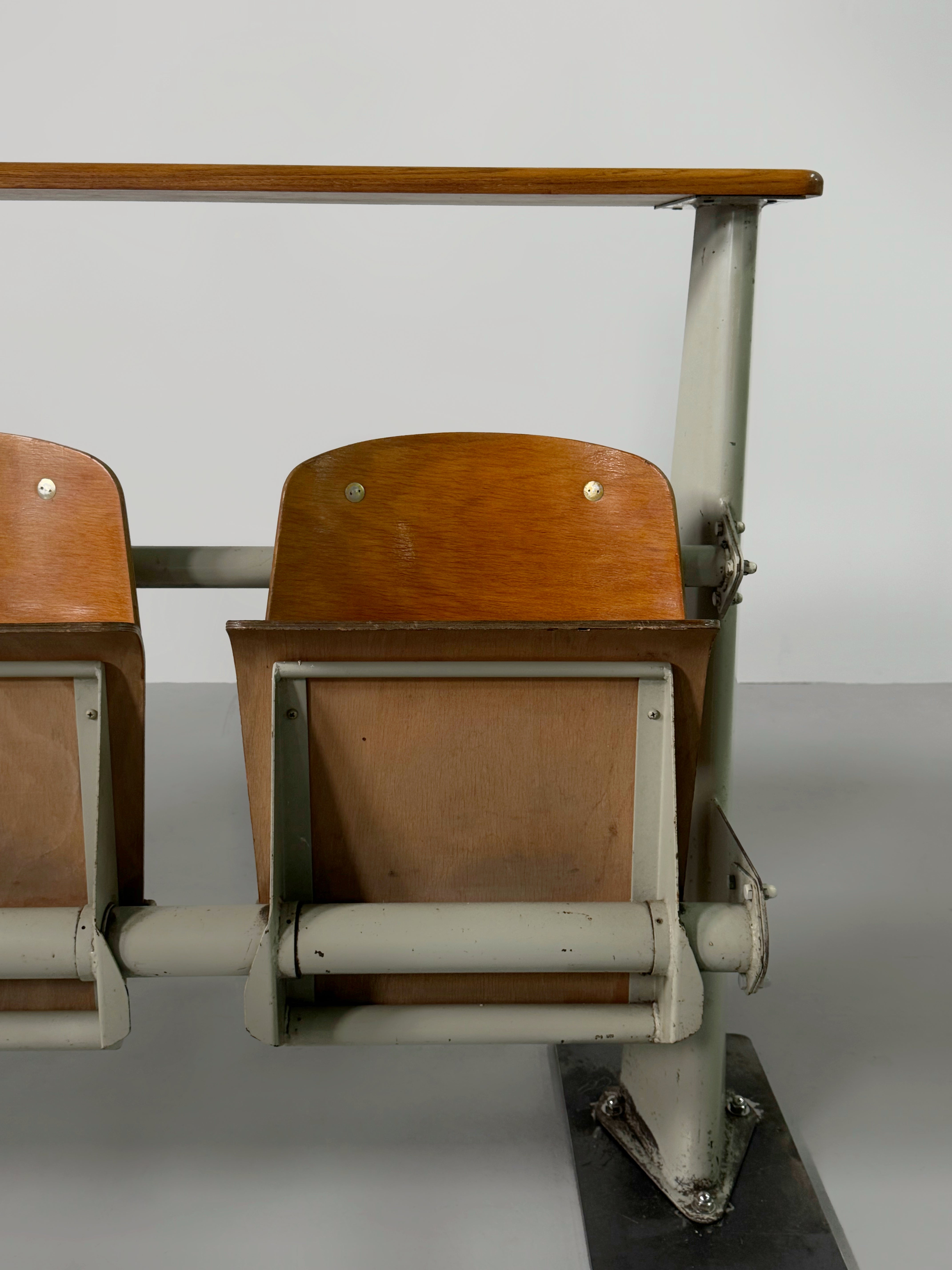 Amphitheater bench by Jean Prouvé, France 1960s