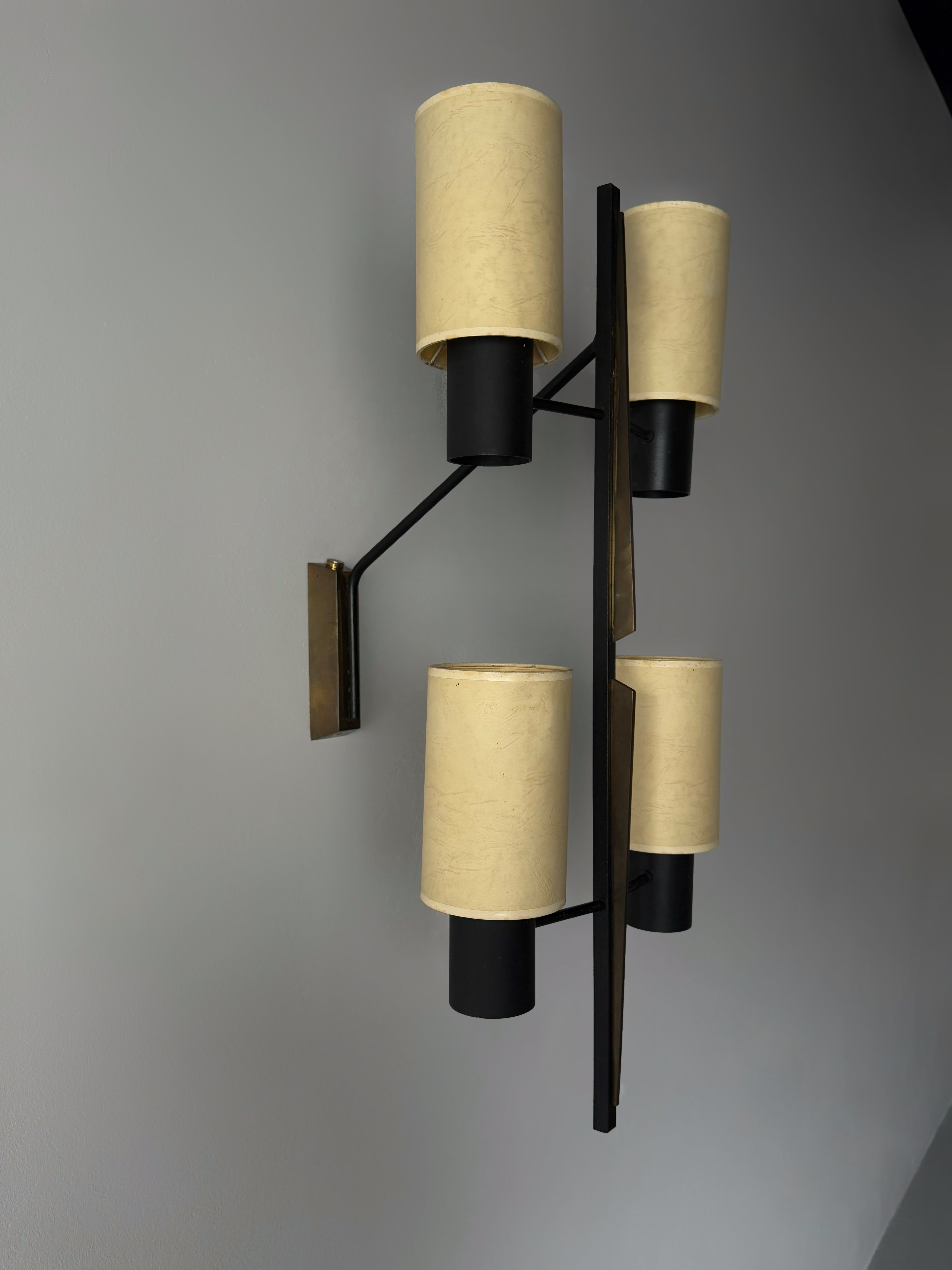 Wall Lamp by Maison Lunel France 1950s