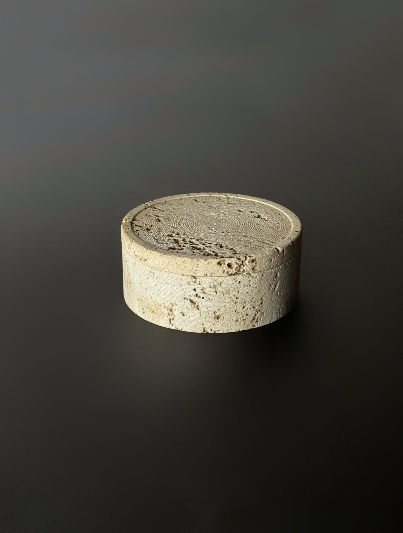 Travertine box by Alessandso giusti & Egidio Di Rosa for UP&UP, 1970s