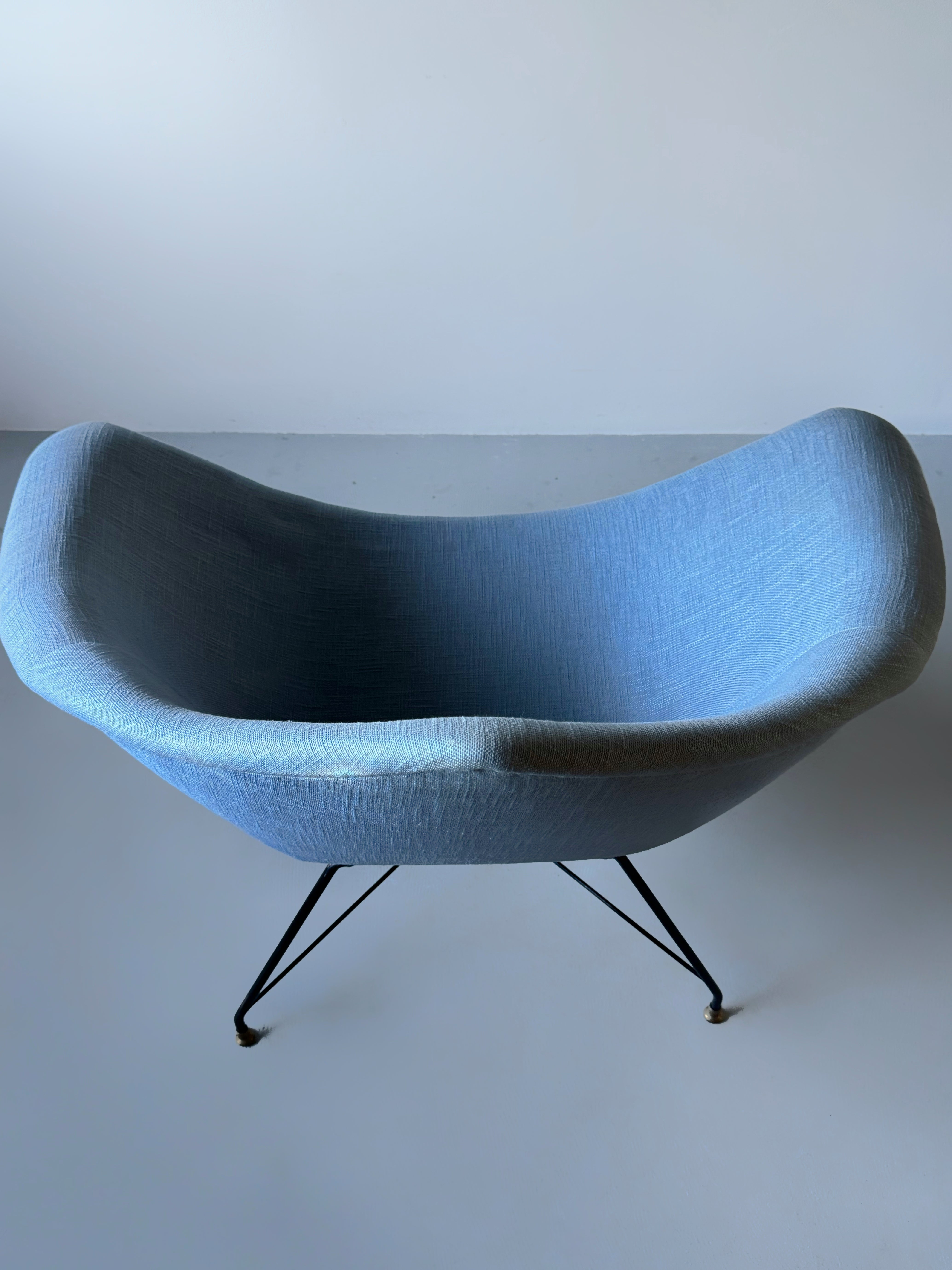 Lounge chair by Augusto Bozzi for Saporiti 1950s