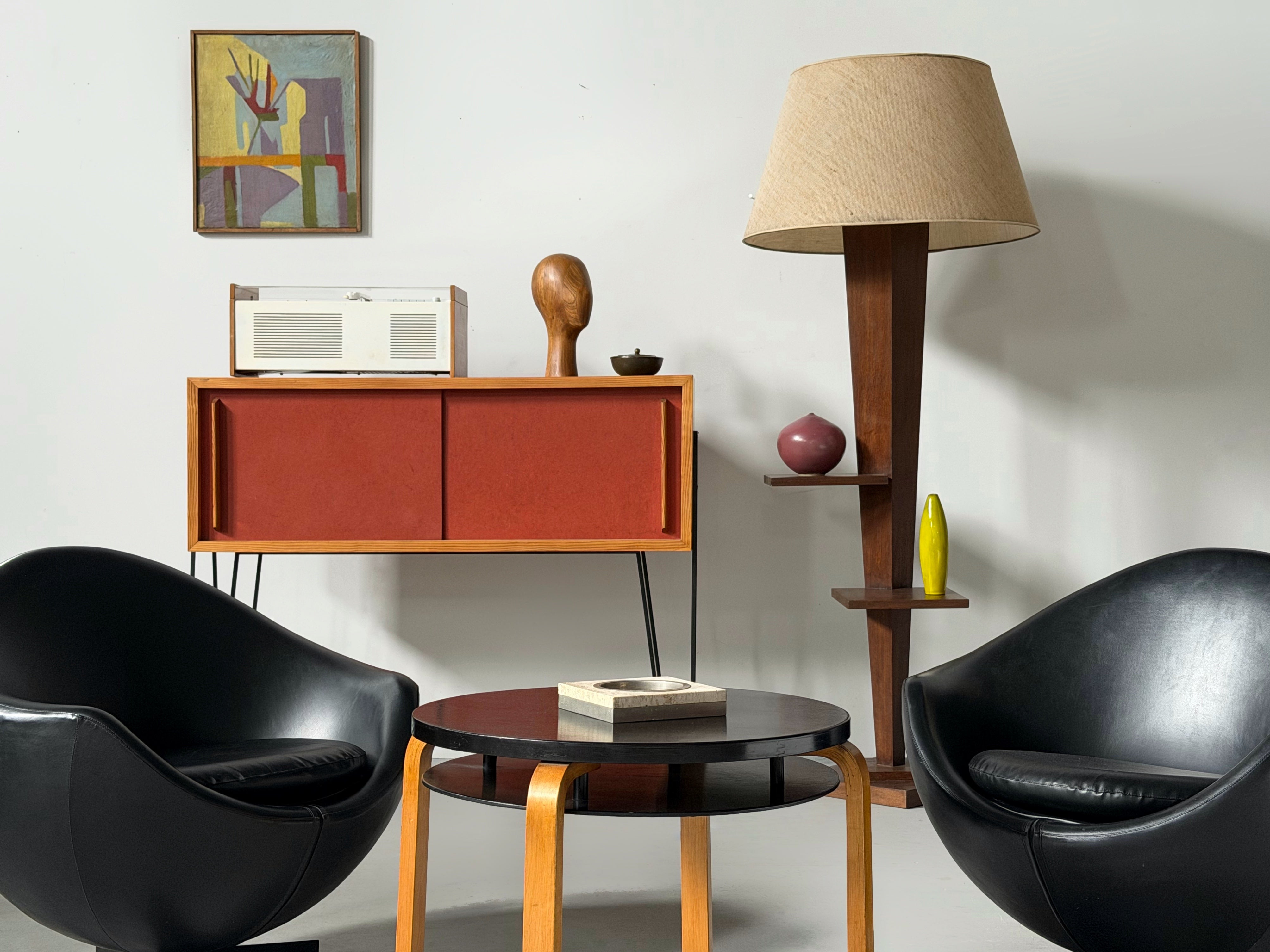 Double face Cabinet by Jacques Tournus, France 1950s