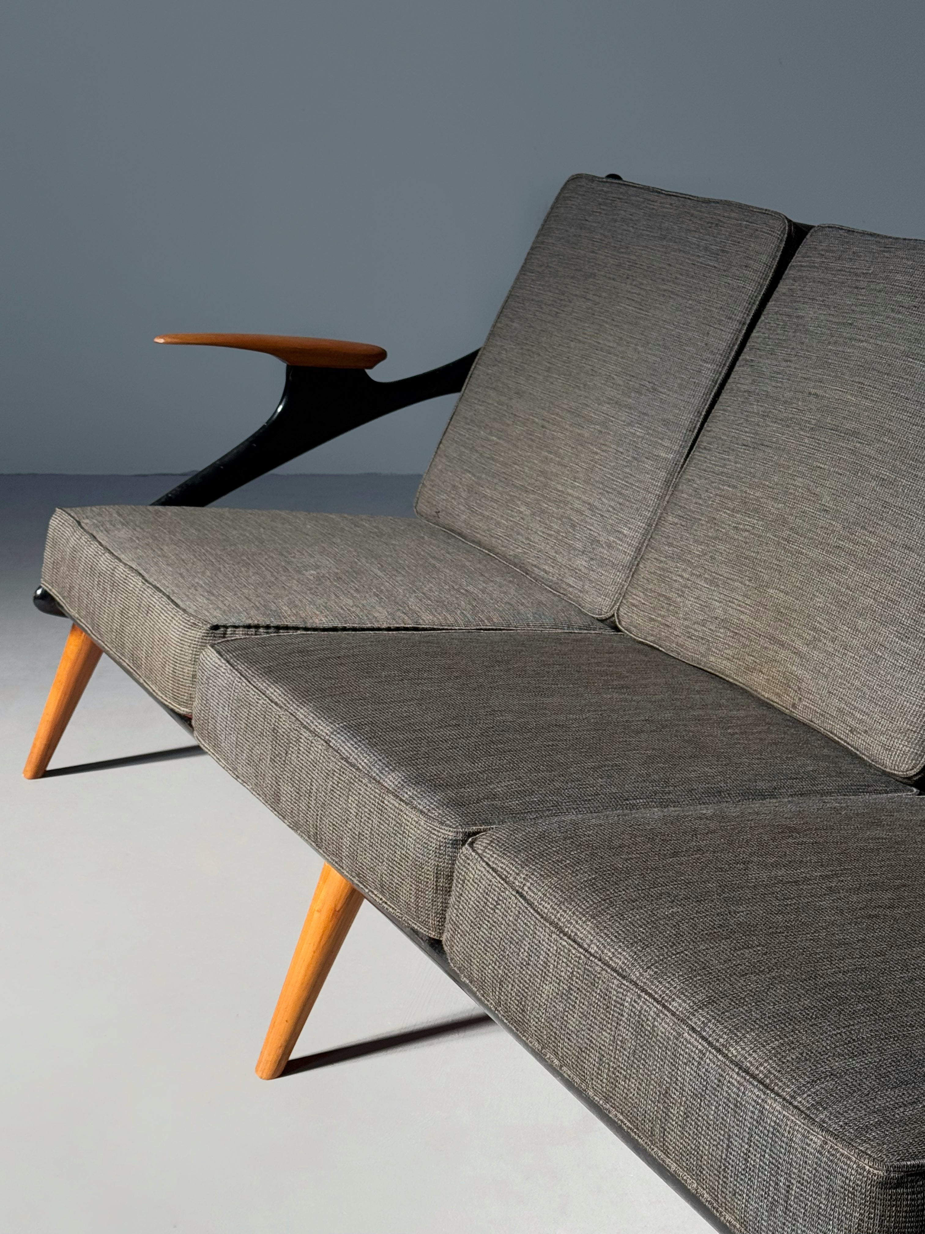 3 seater sofa with coffee table by Spruij Holland, 1954