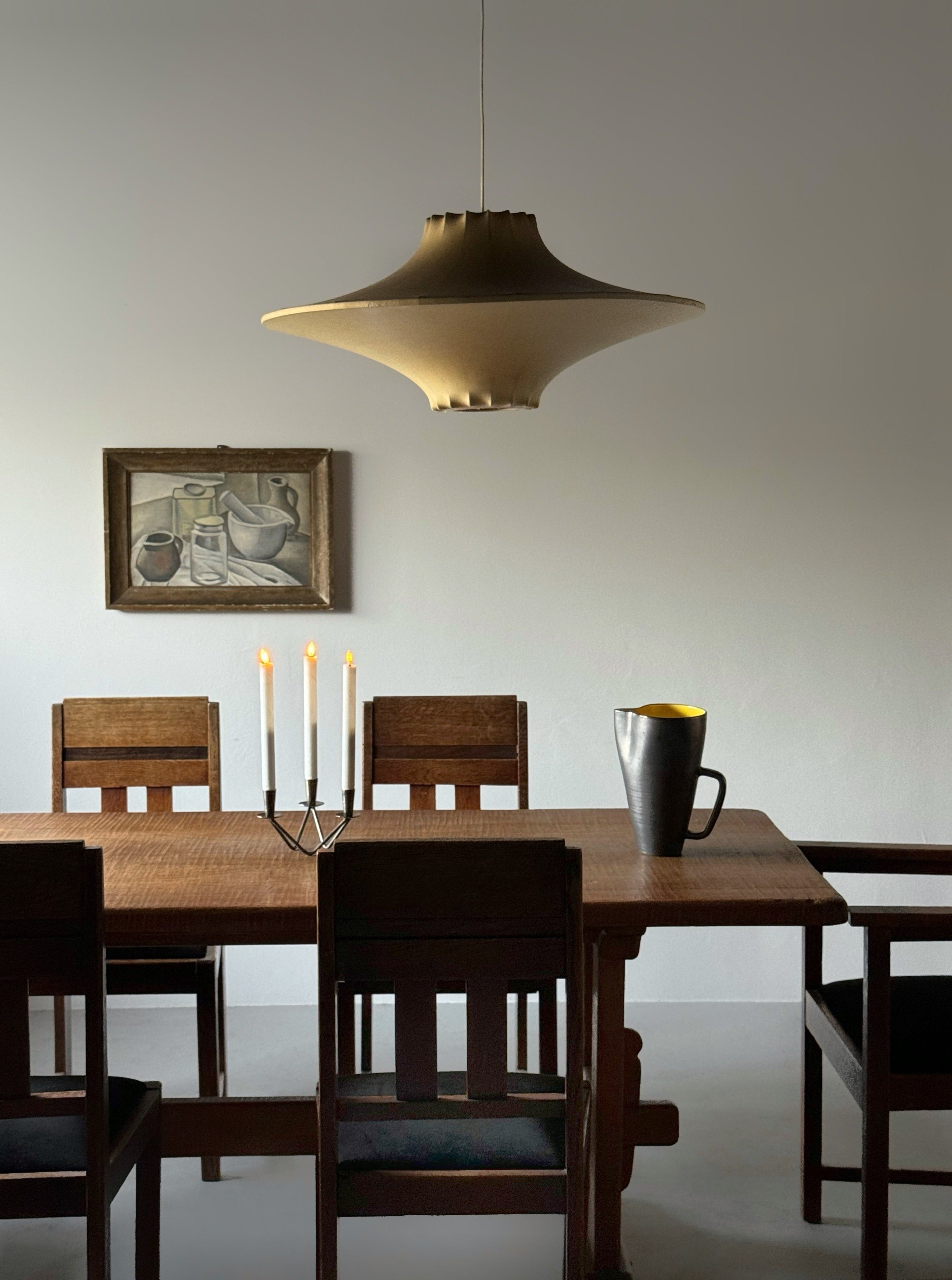 Vintage Cocoon Pendant Lamp by Achille and Pier Castiglioni for Flos
