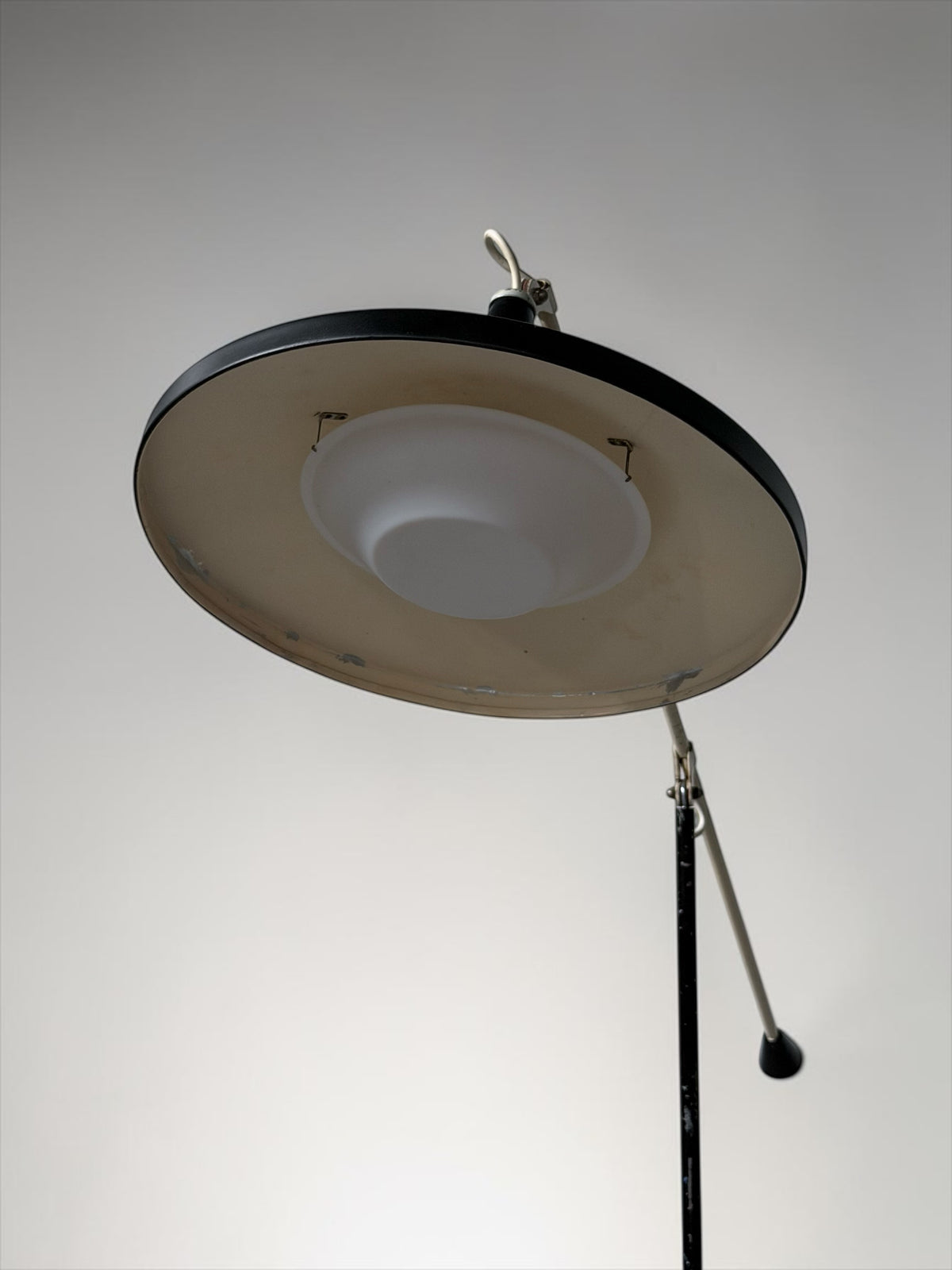 Panama Floor Lamp in Black by Wim Rietveld for Gispen, 1957