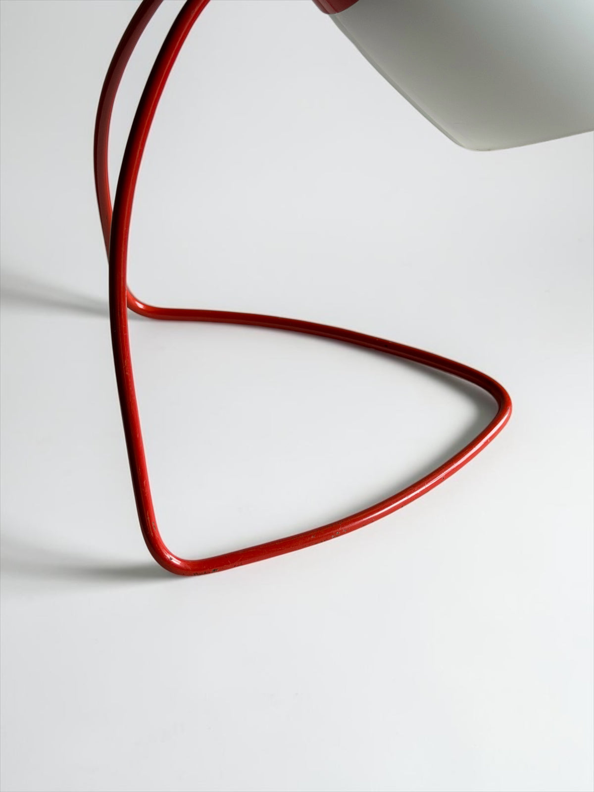Model 1621 Red Table Lamp by Josef Hurka for Napako, 1960s