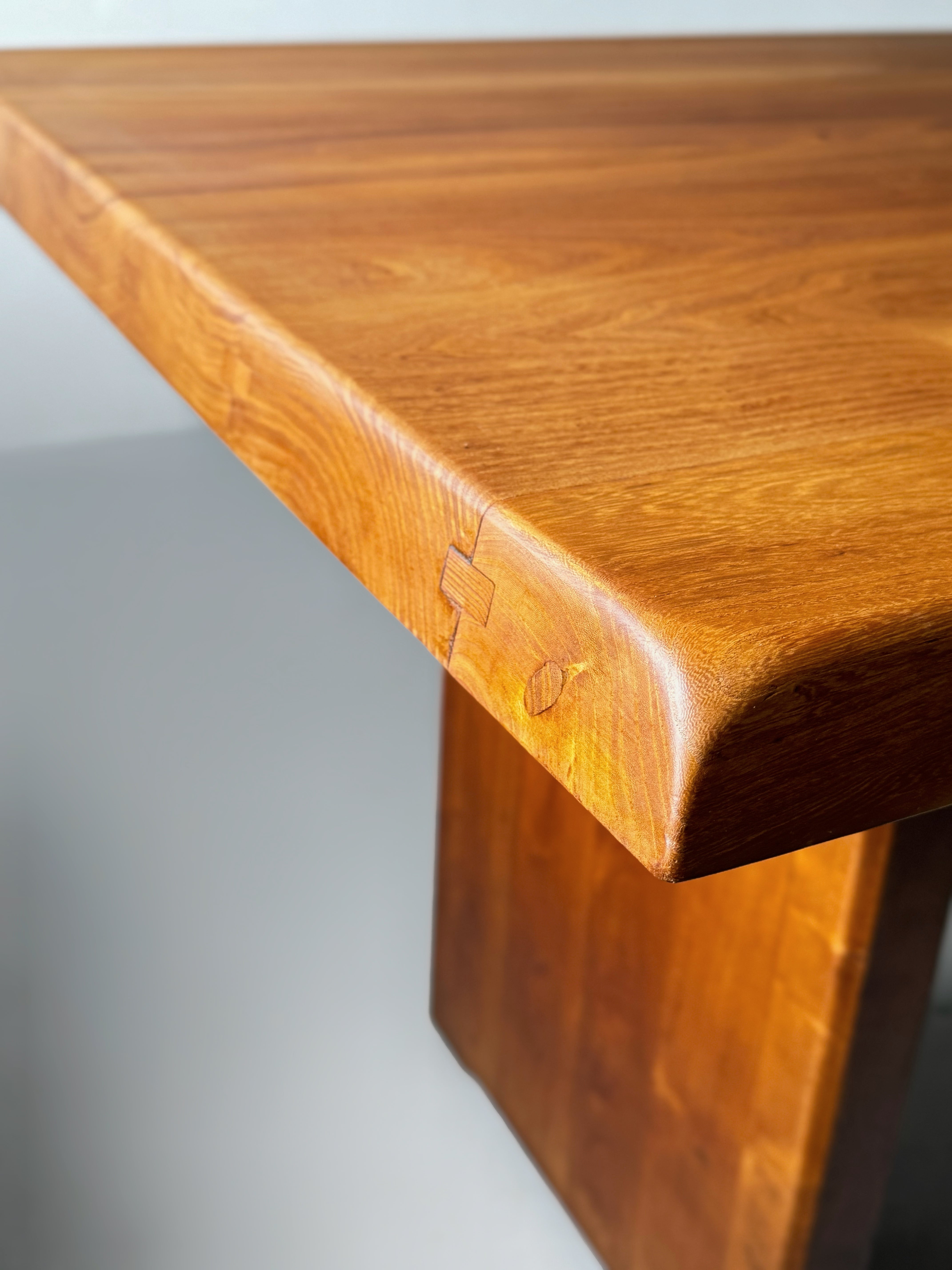 T14 Dining Table by Pierre Chapo, France