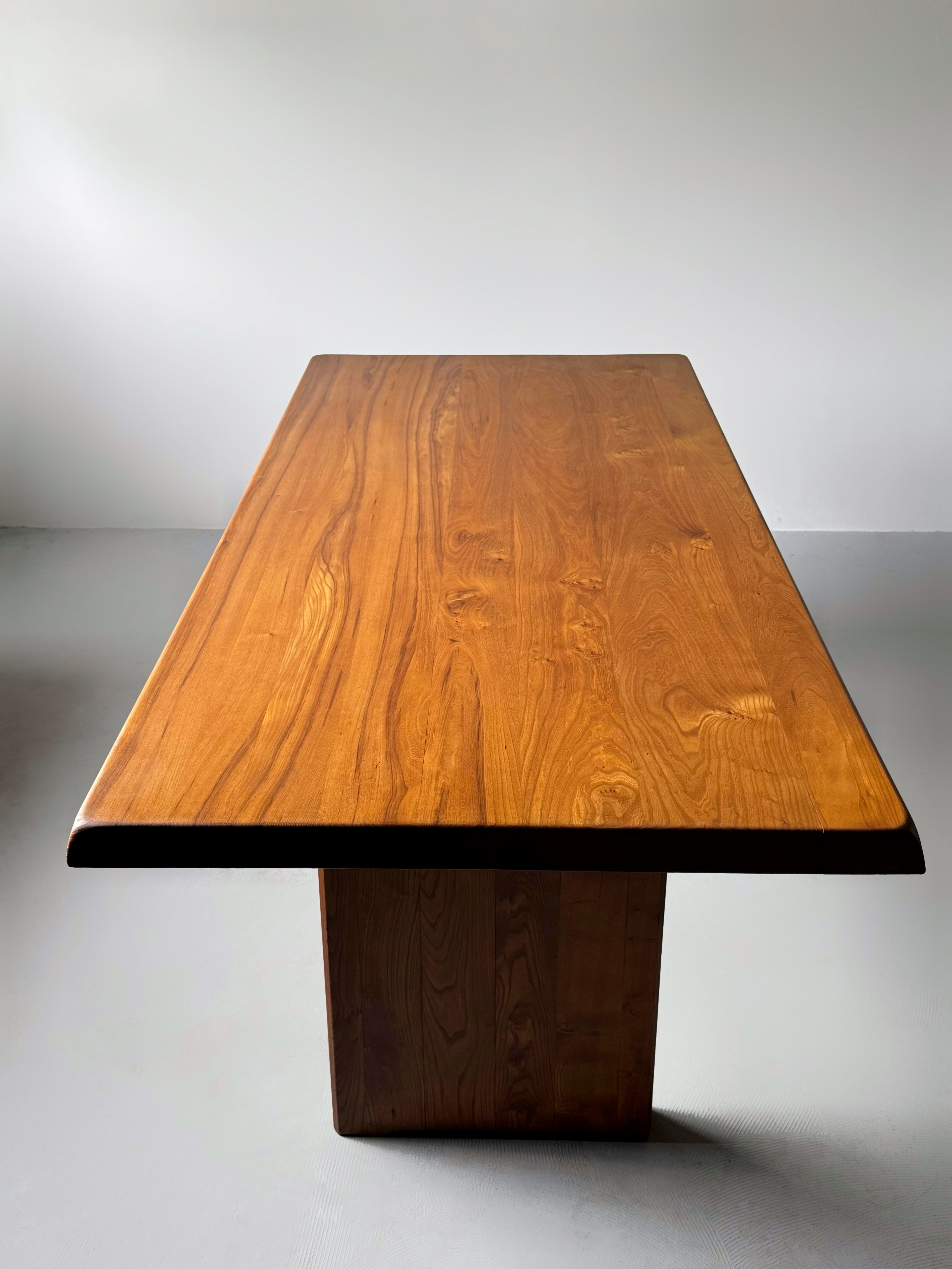 T14 Dining Table by Pierre Chapo, France