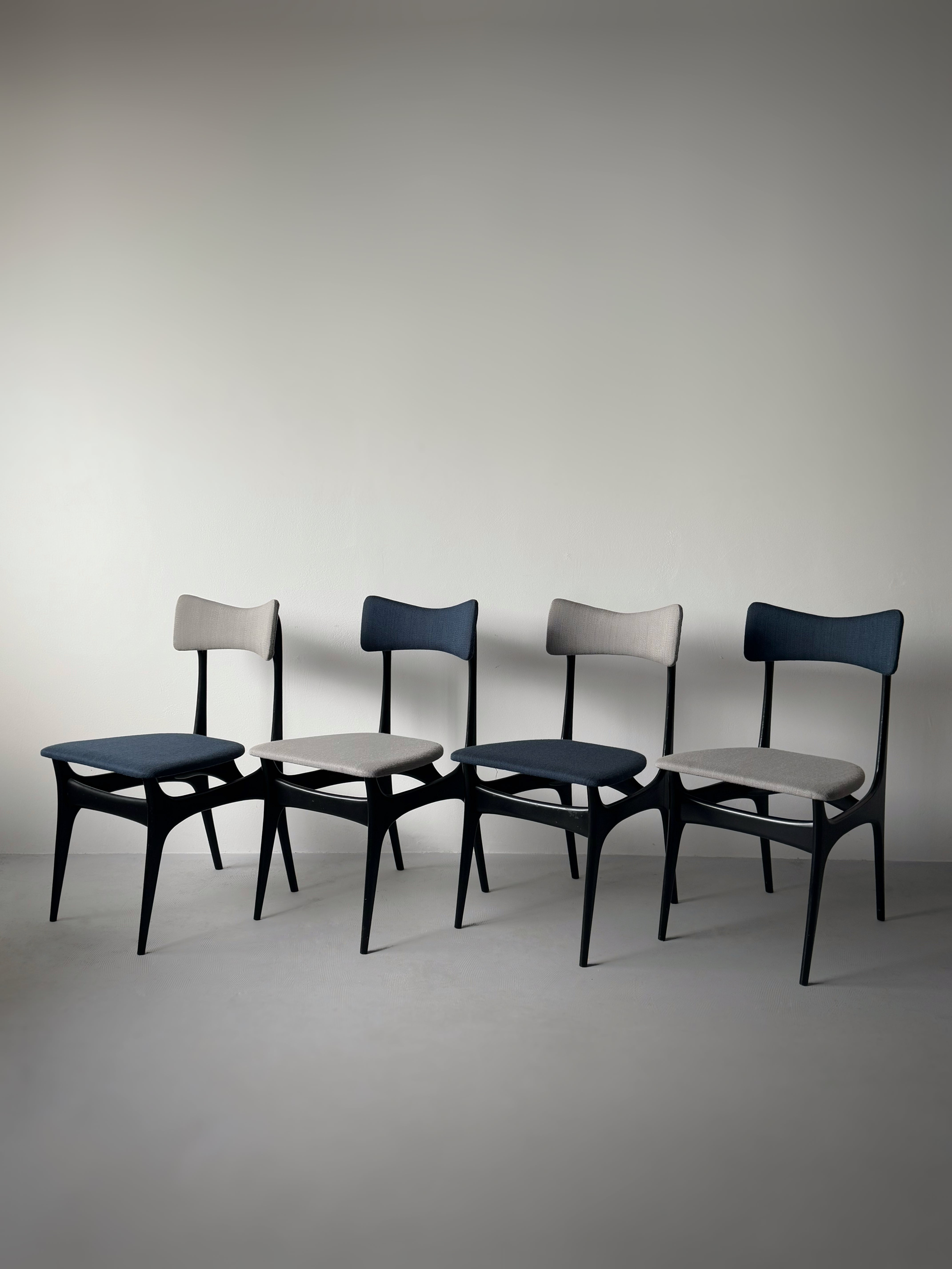 S3 dining chairs by Alfred Hendrickx for Belform, Belgium 1958