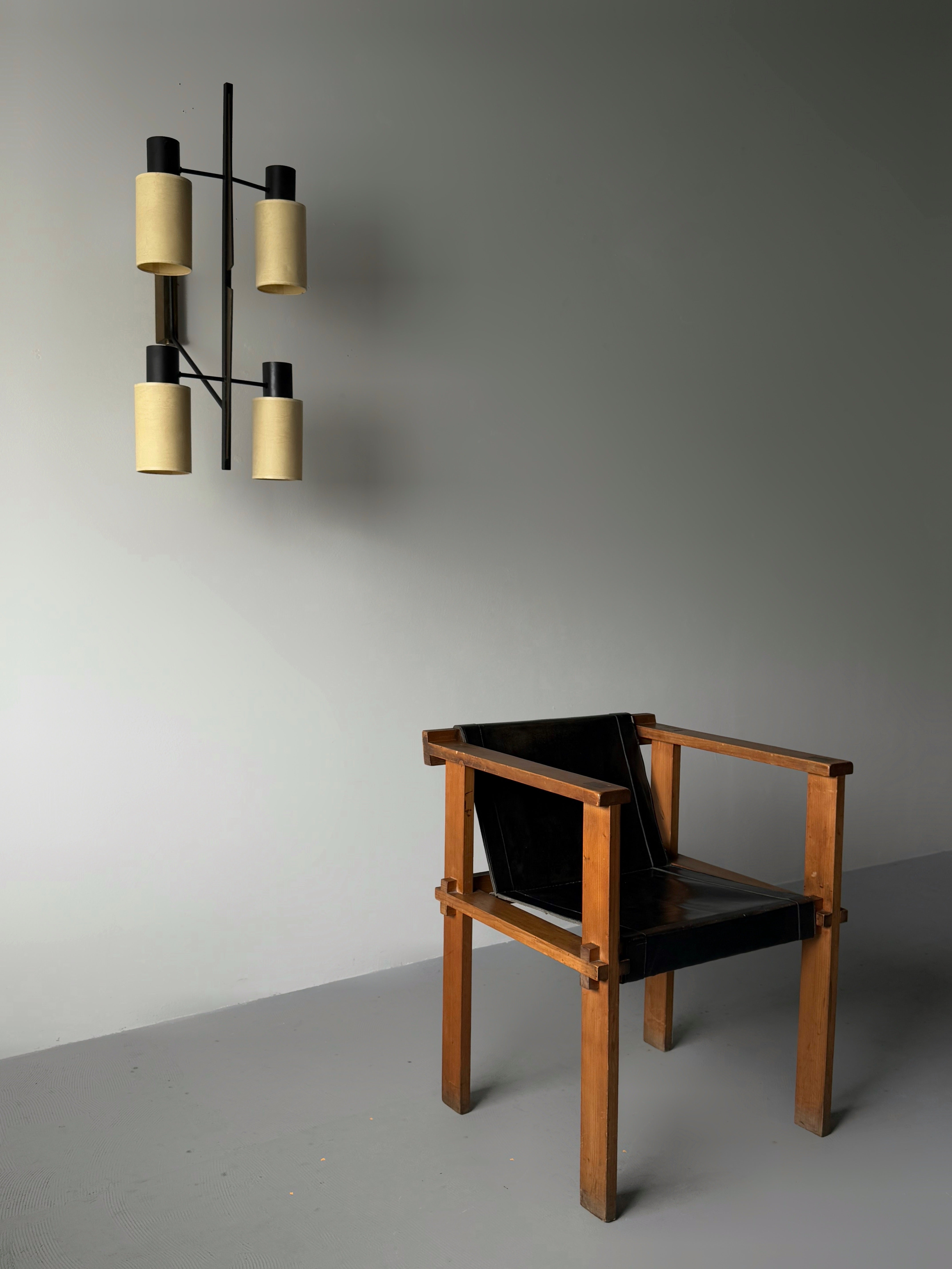 Wall Lamp by Maison Lunel France 1950s
