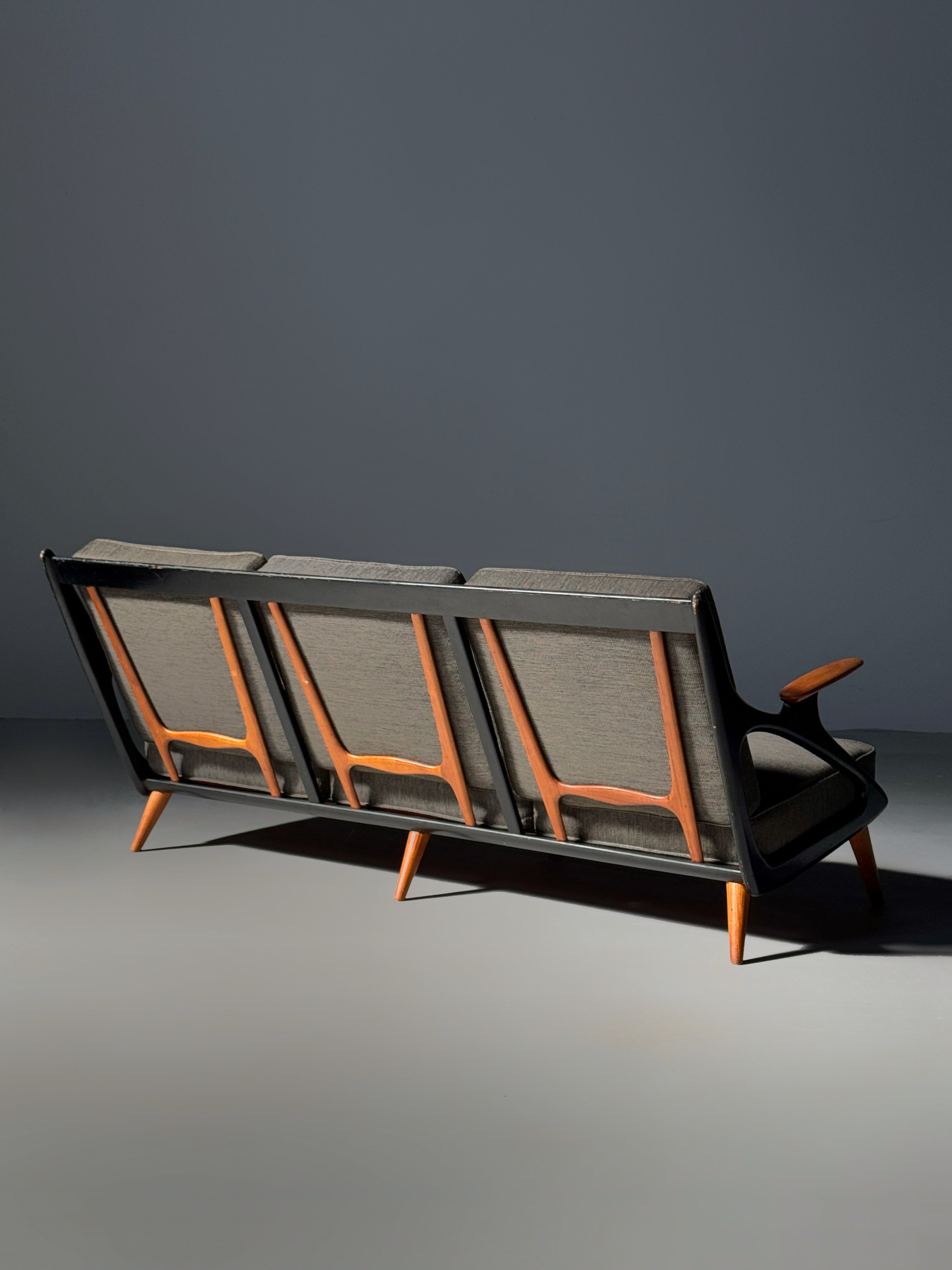 3 seater sofa with coffee table by Spruij Holland, 1954