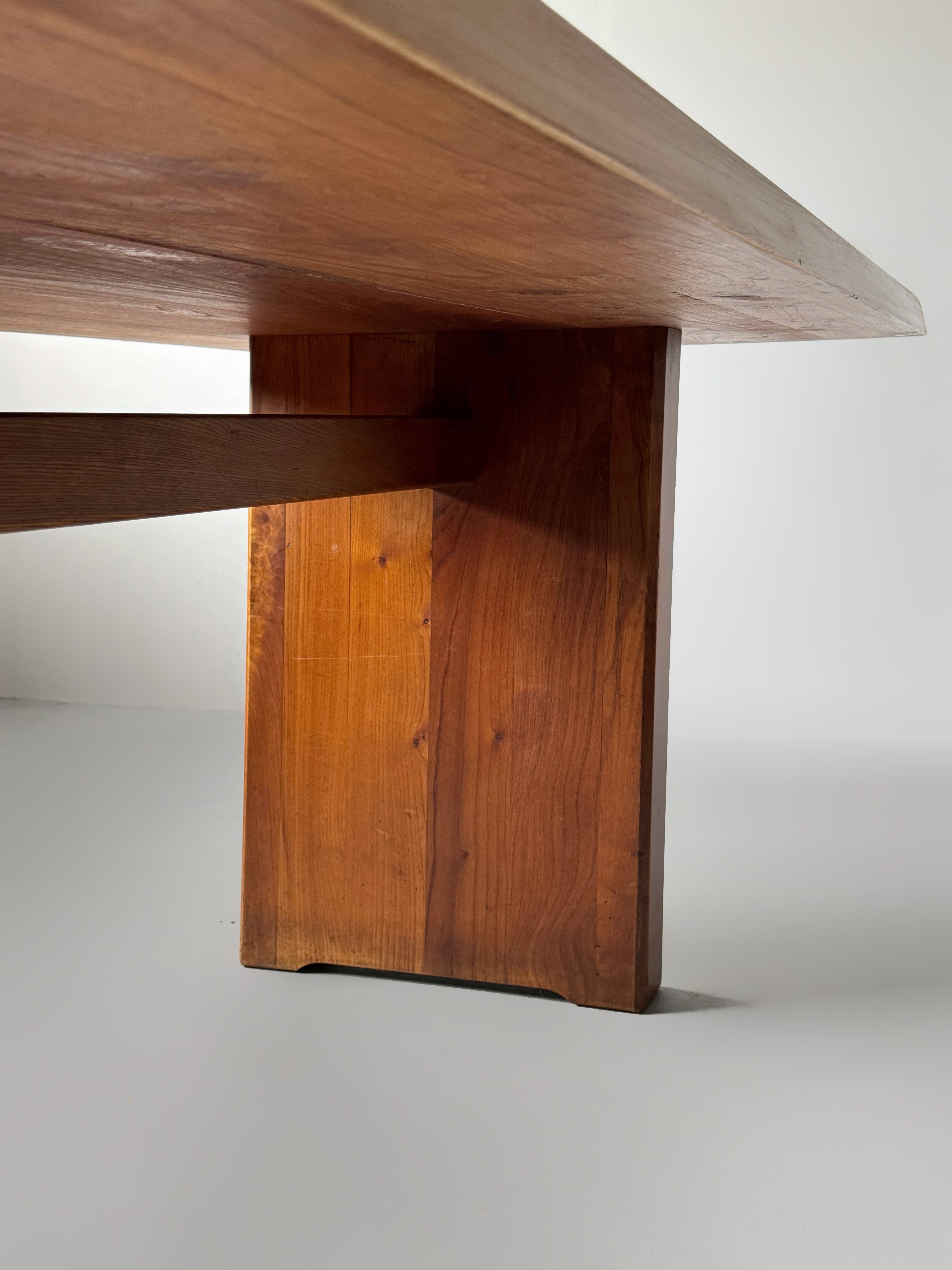 T14 Dining Table by Pierre Chapo, France