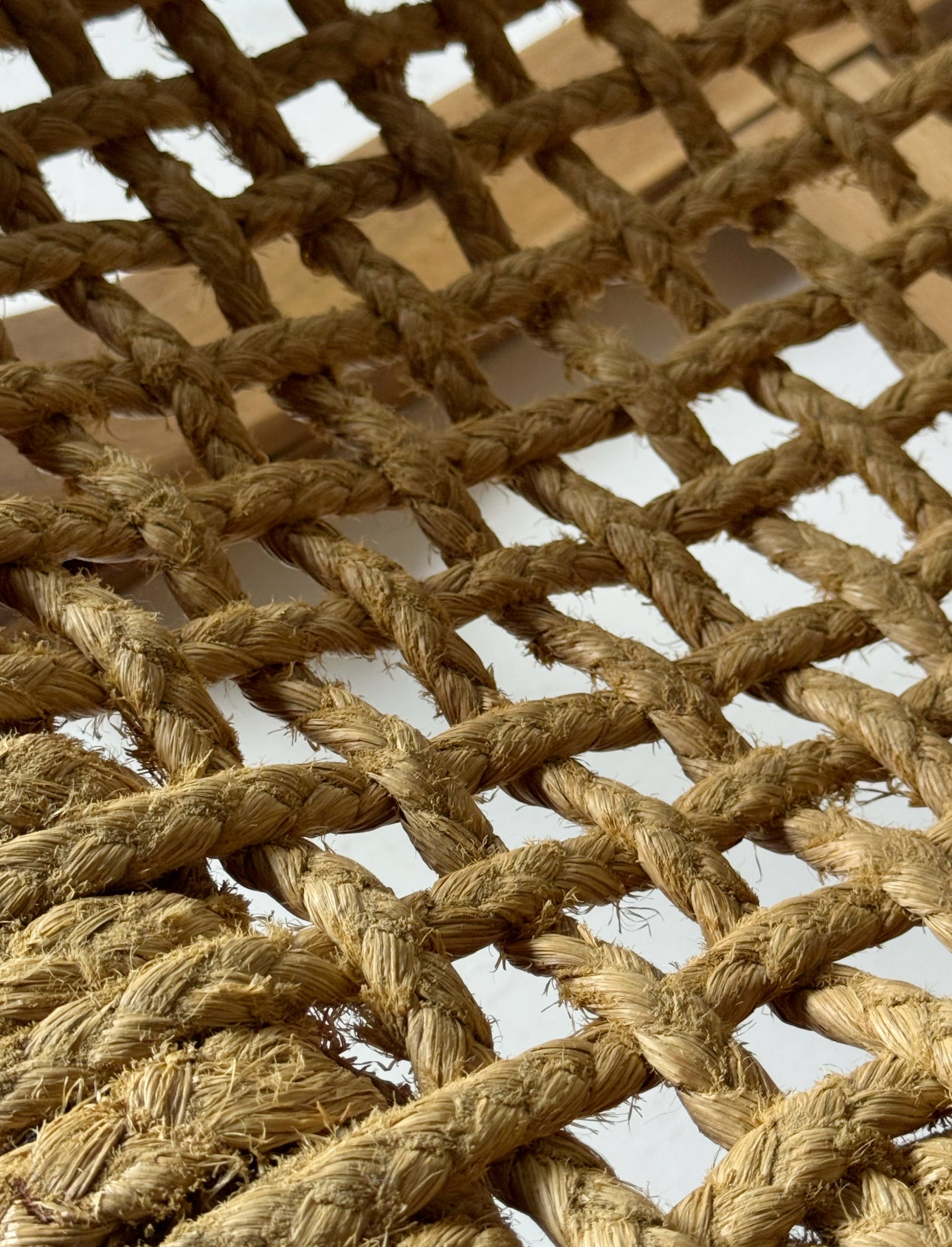 Rope armchairs by Adrien Audoux & Frida Minet for Vibo Vesoul, France 1940s