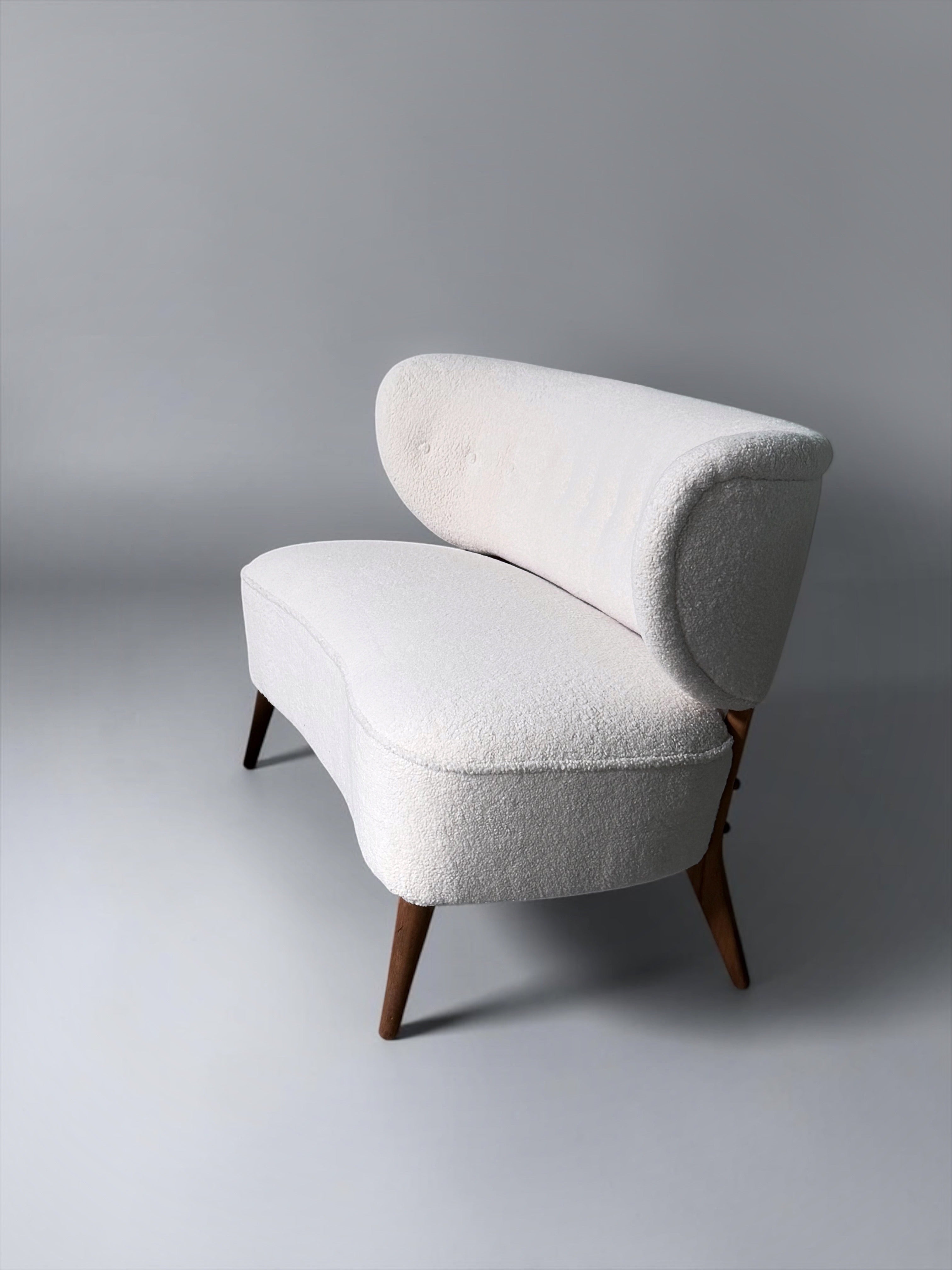 Two-Seater Sofa by Otto Schulz 'Attr.' for Boet, Sweden 1940s