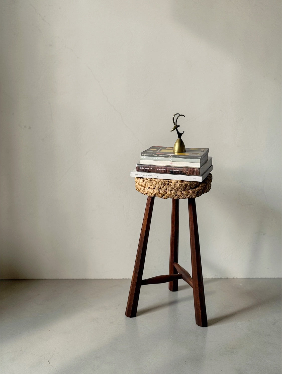 Stool by Adrien Audoux & Frida Minet, France 1950s