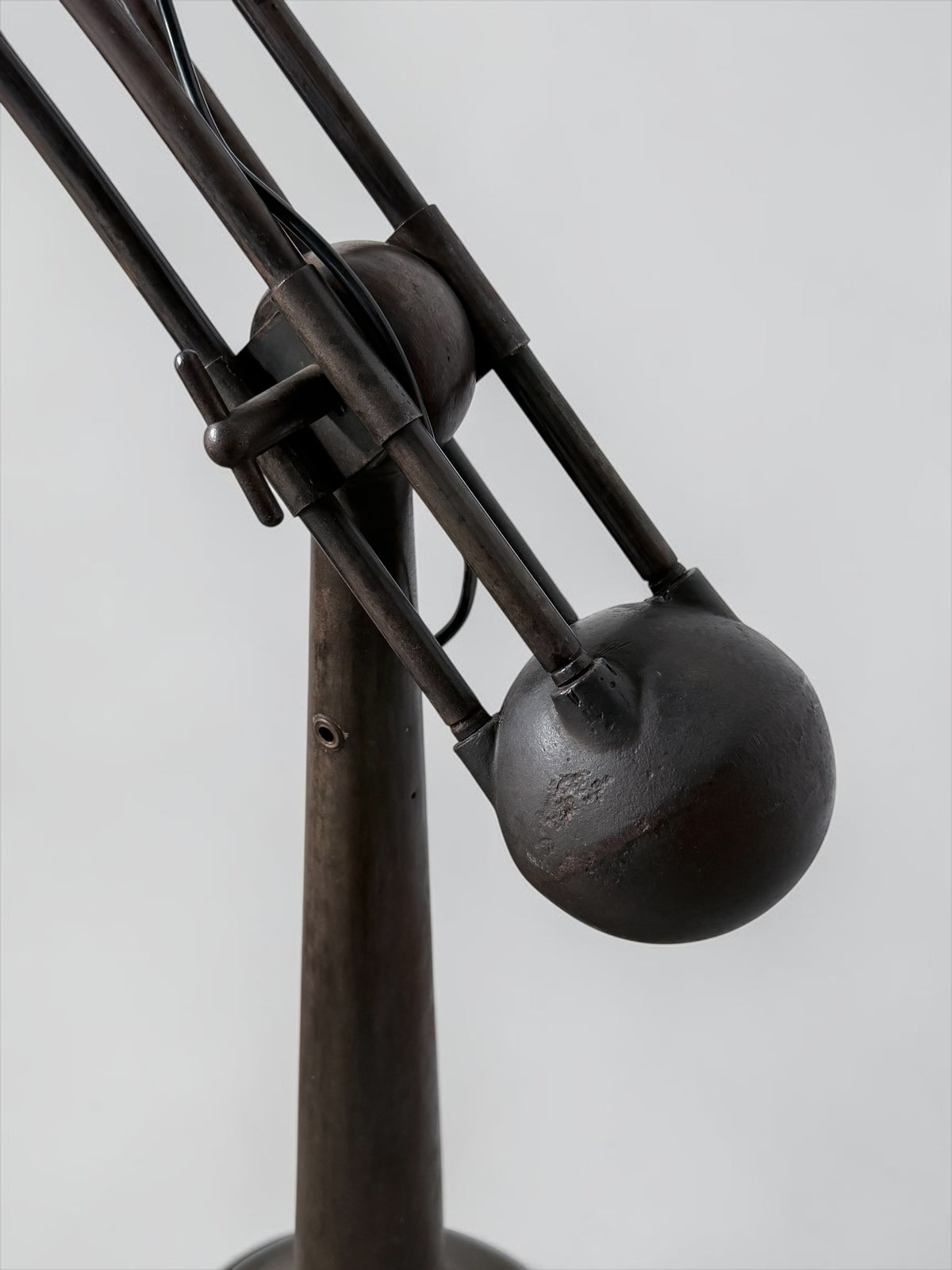 Large Medical Floor Lamp by André Walter, France 1930s–1940s