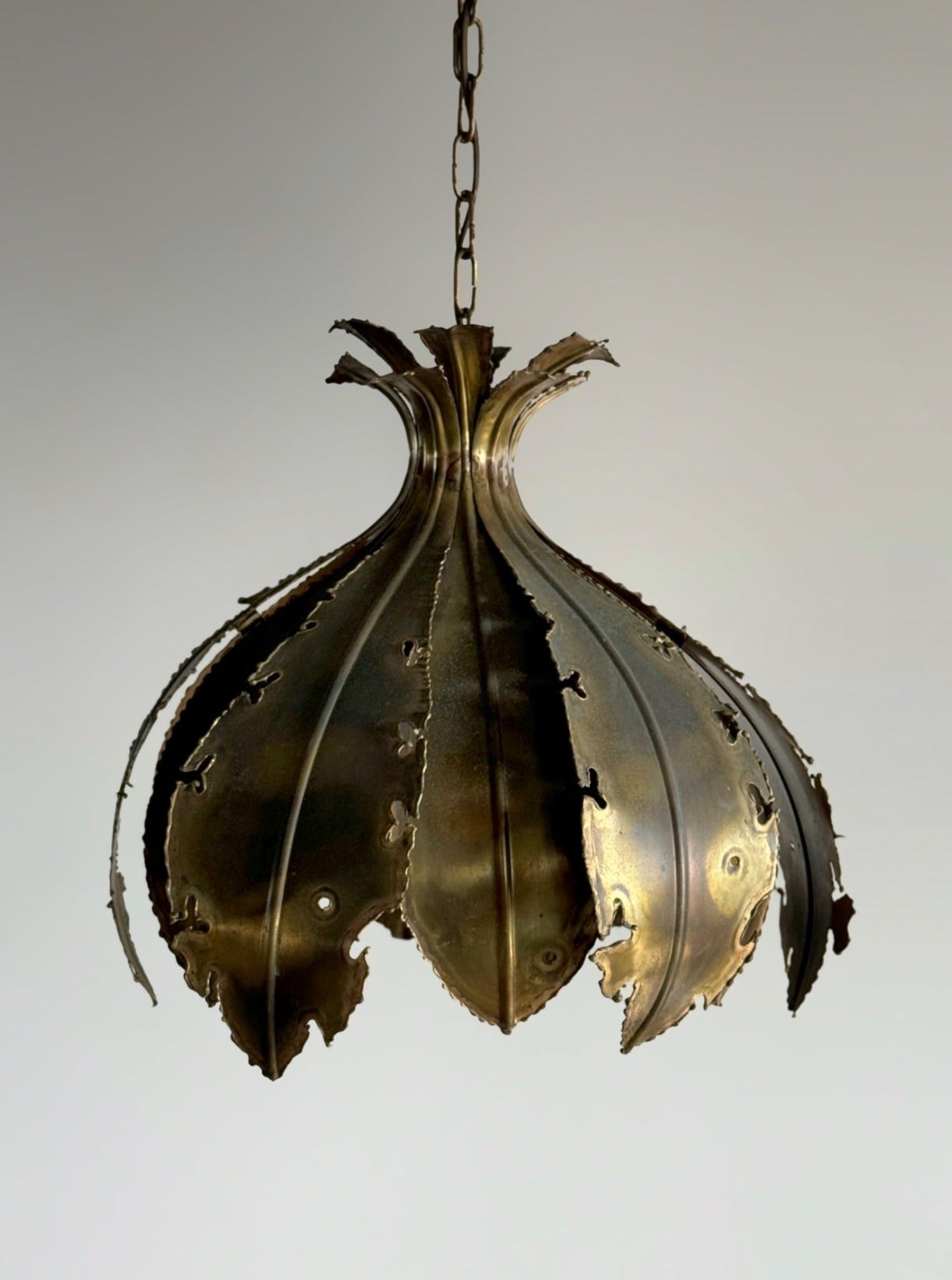 Brutalist Model 6395 Pendant Lamp by Svend Aage Holm Sørensen