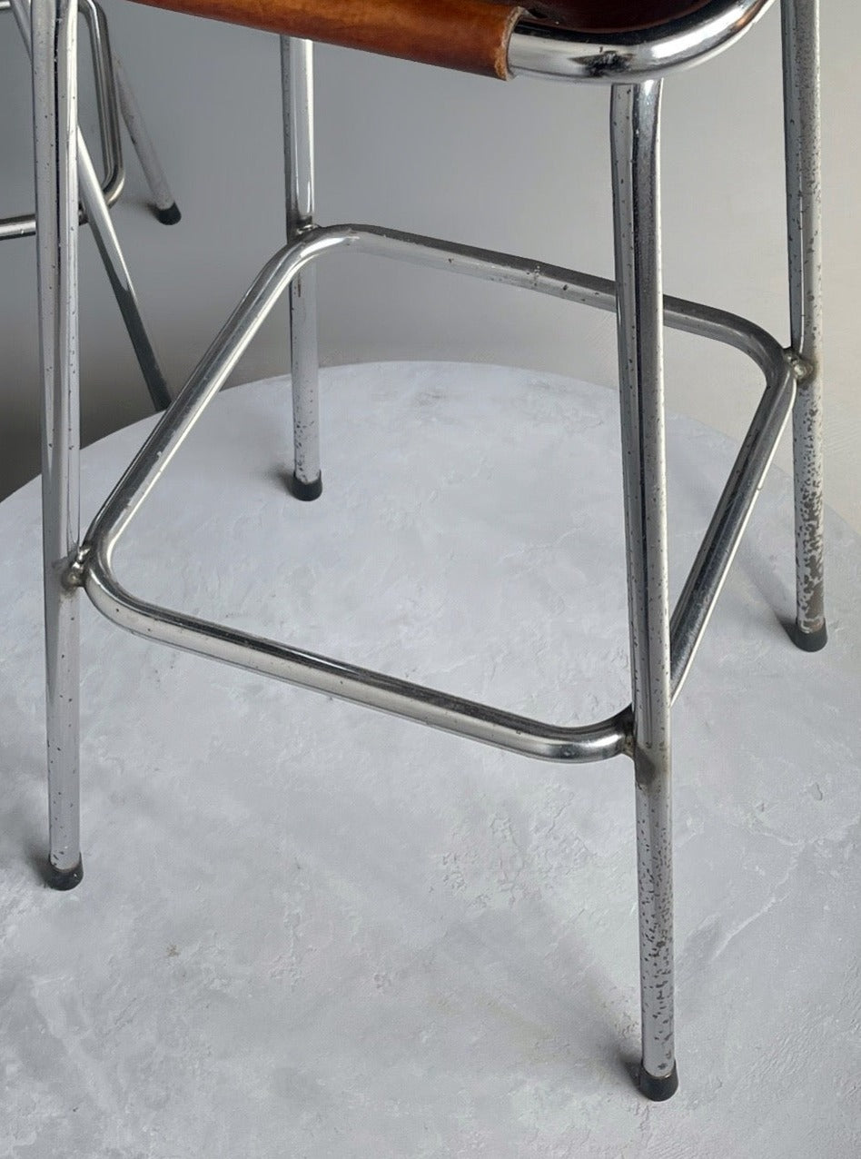 Les Arcs bar stool selected by Charlotte Perriand