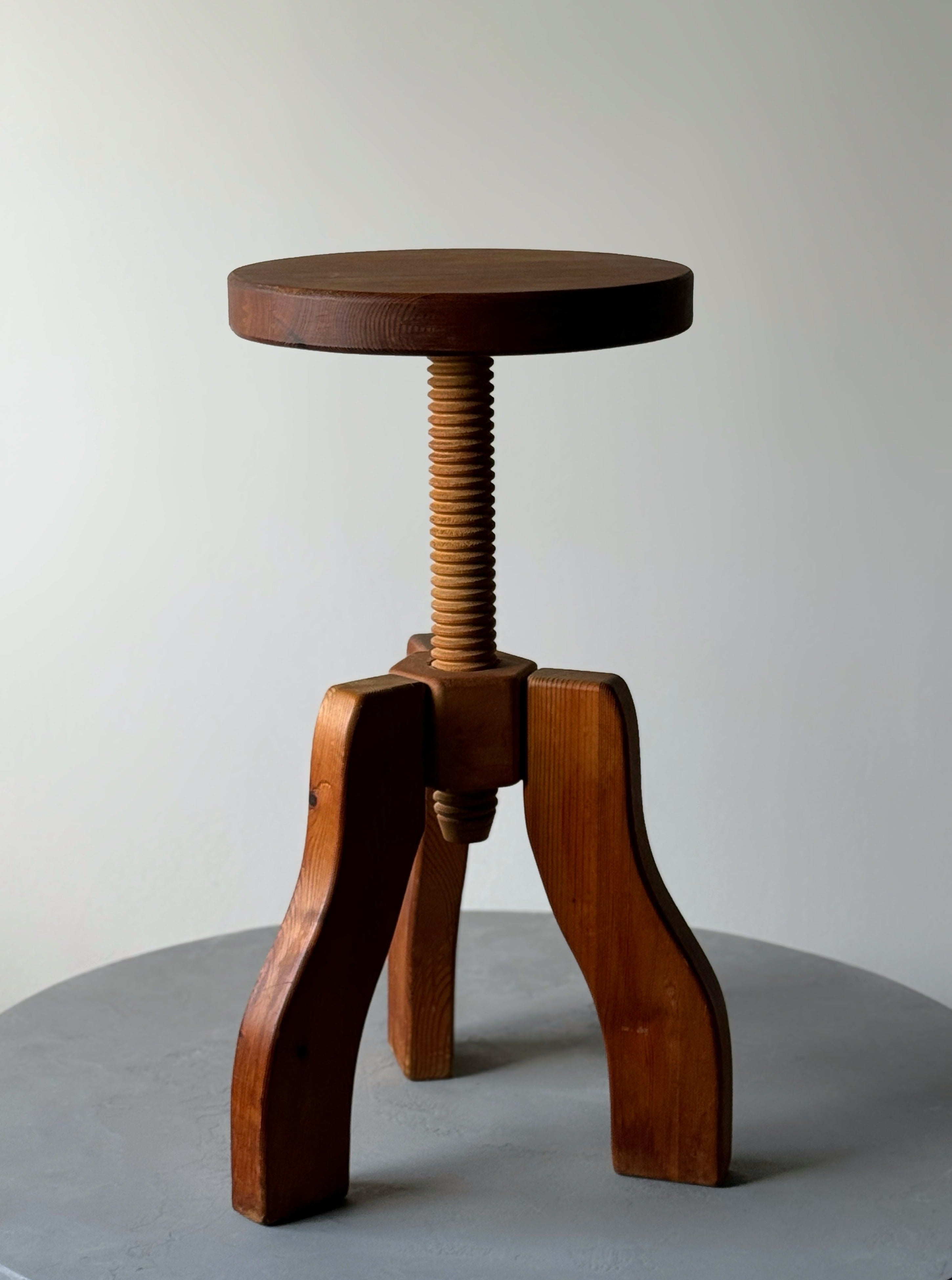Nordic Adjustable Pine Stool