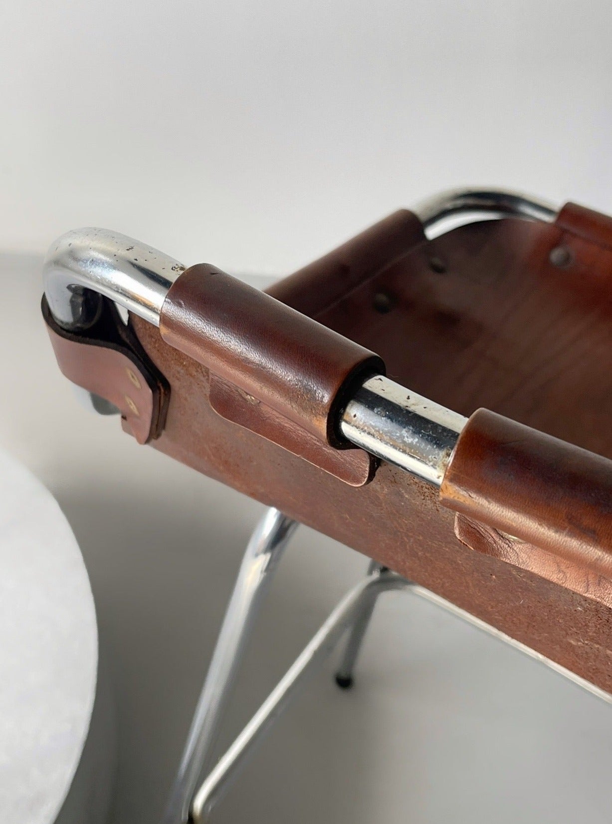 Les Arcs bar stool selected by Charlotte Perriand