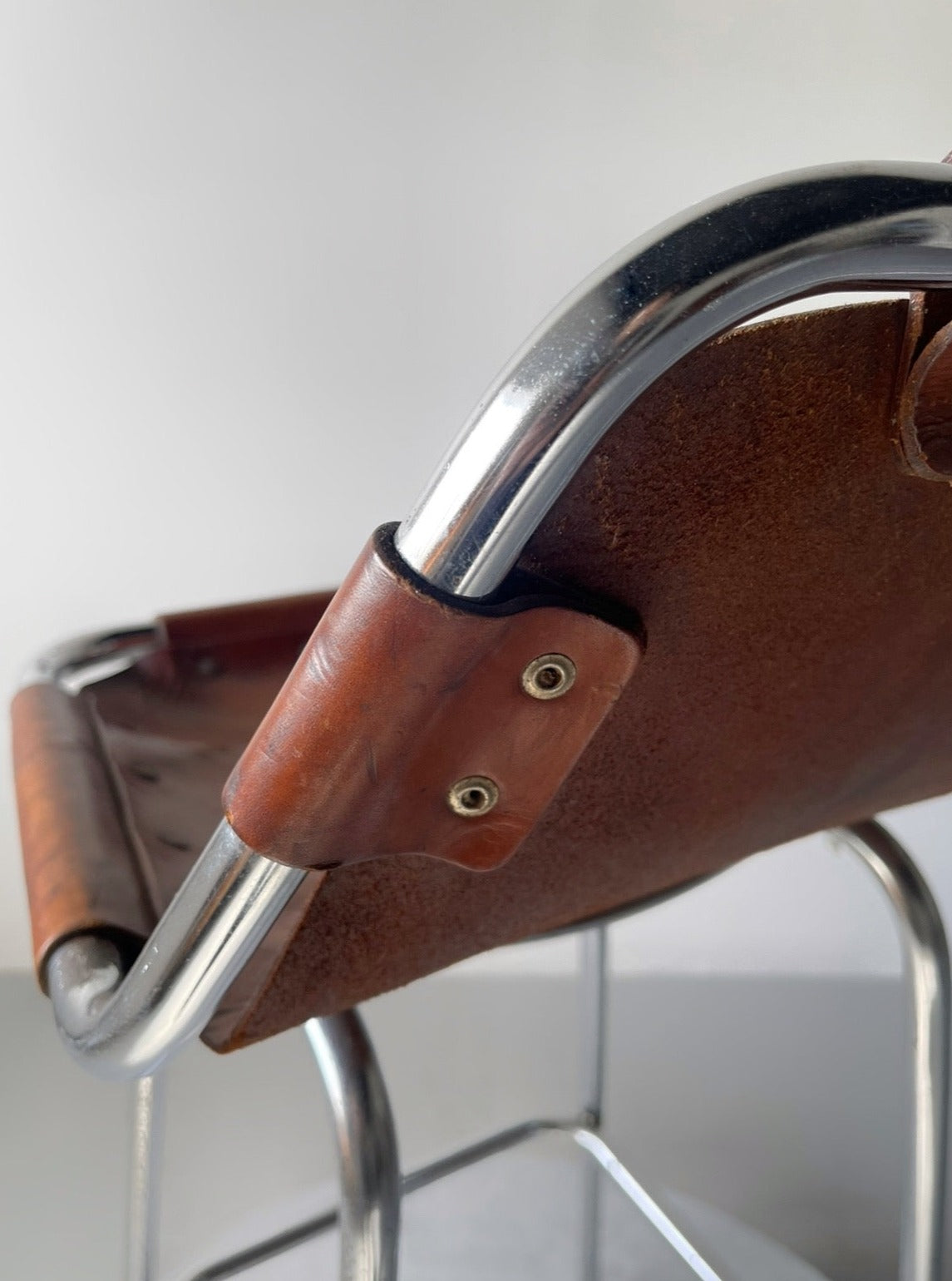 Les Arcs bar stool selected by Charlotte Perriand