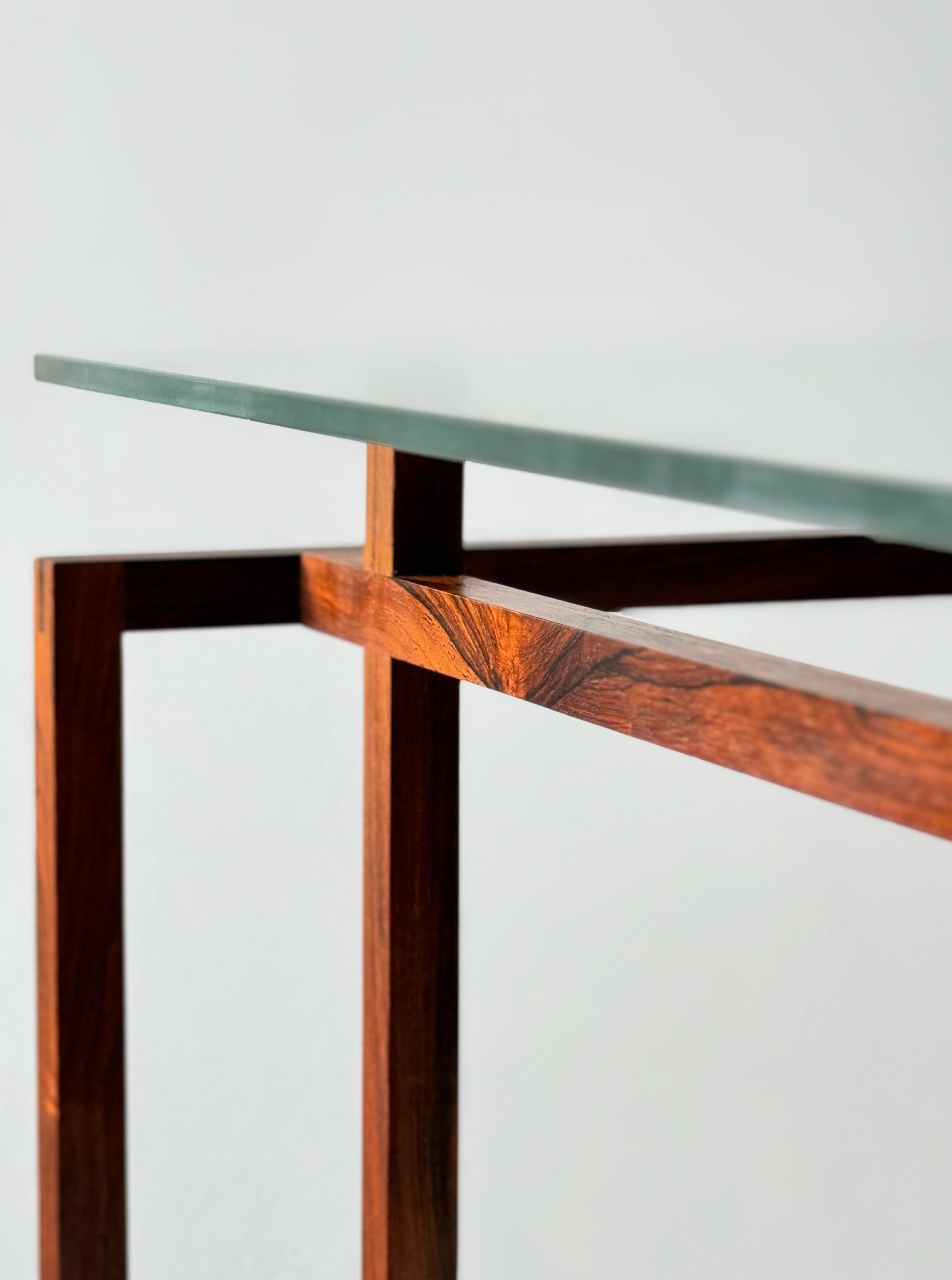 Side table in rosewood by Henning Nørgaard