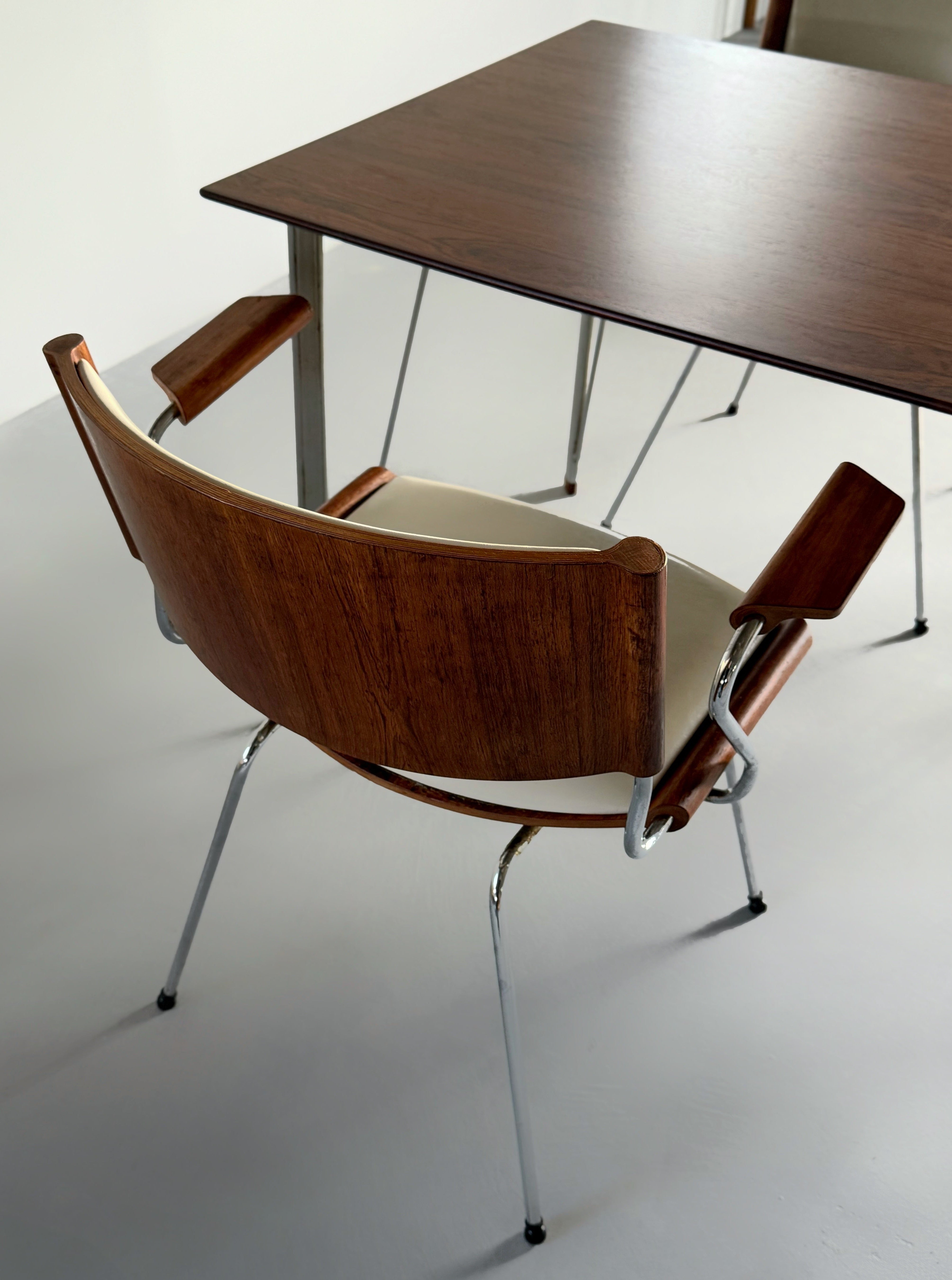 Set of 4 "Badminton" Dining Chairs by Nanna Ditzel for Kolds Savvaerk