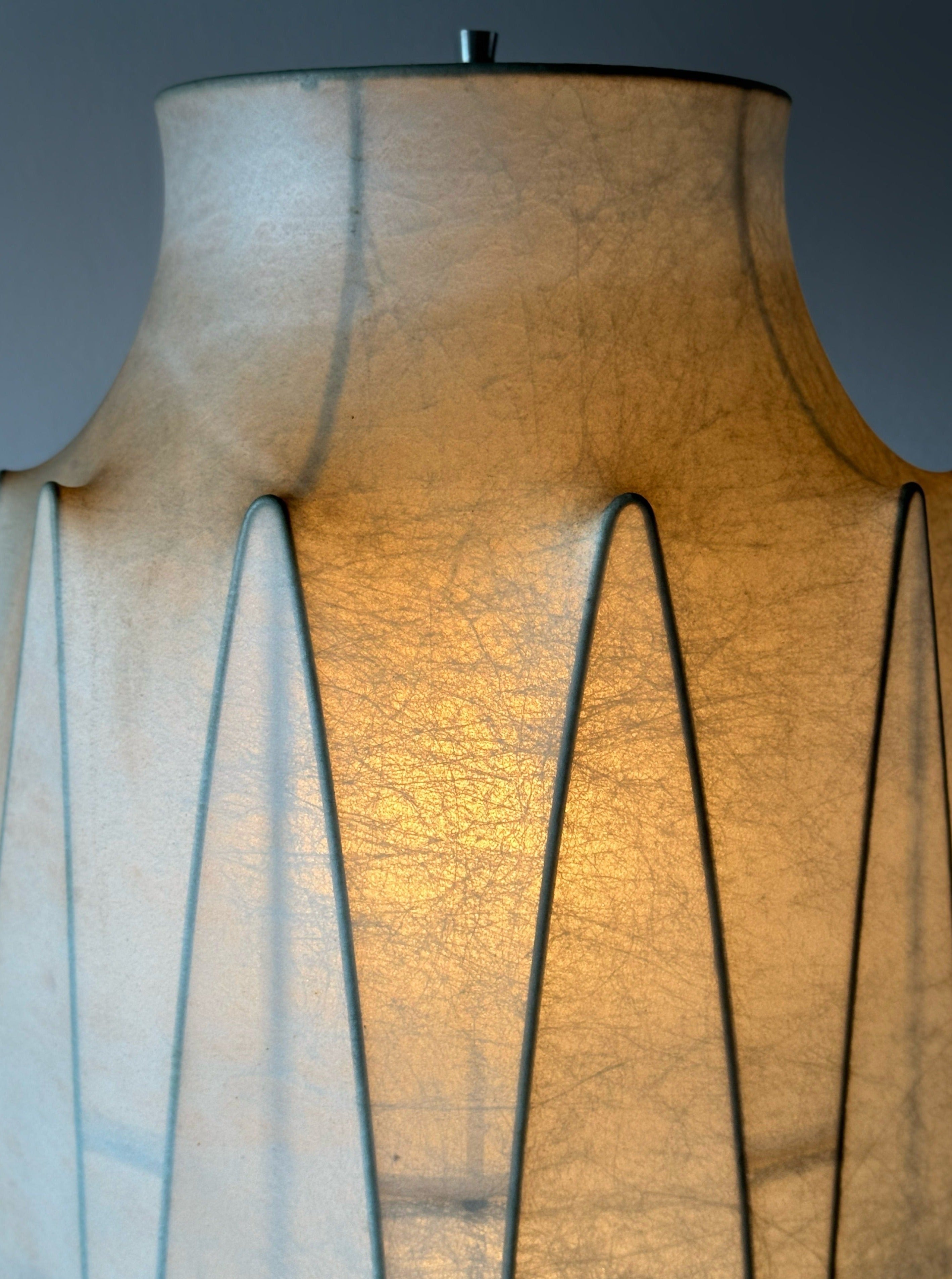 Large Sculptural Cocoon floor lamp for Flos