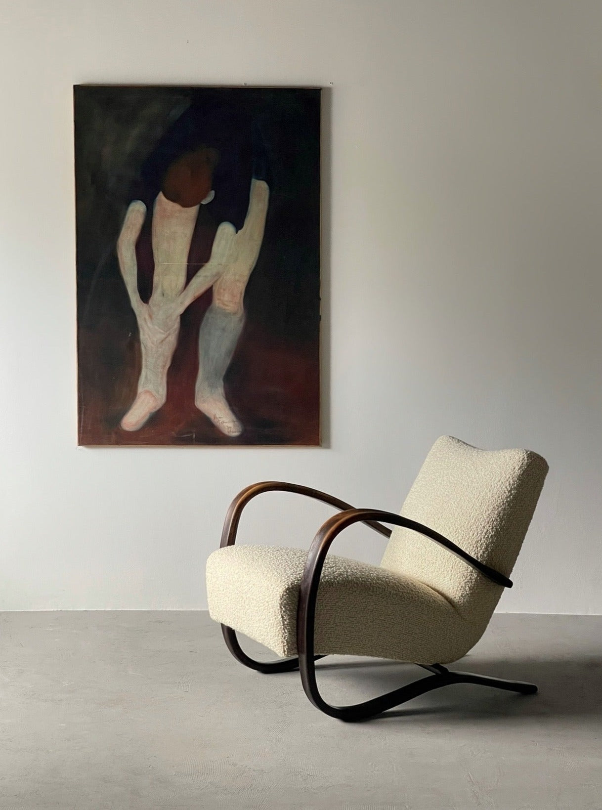 H269 lounge chair by Jindřich Halabala