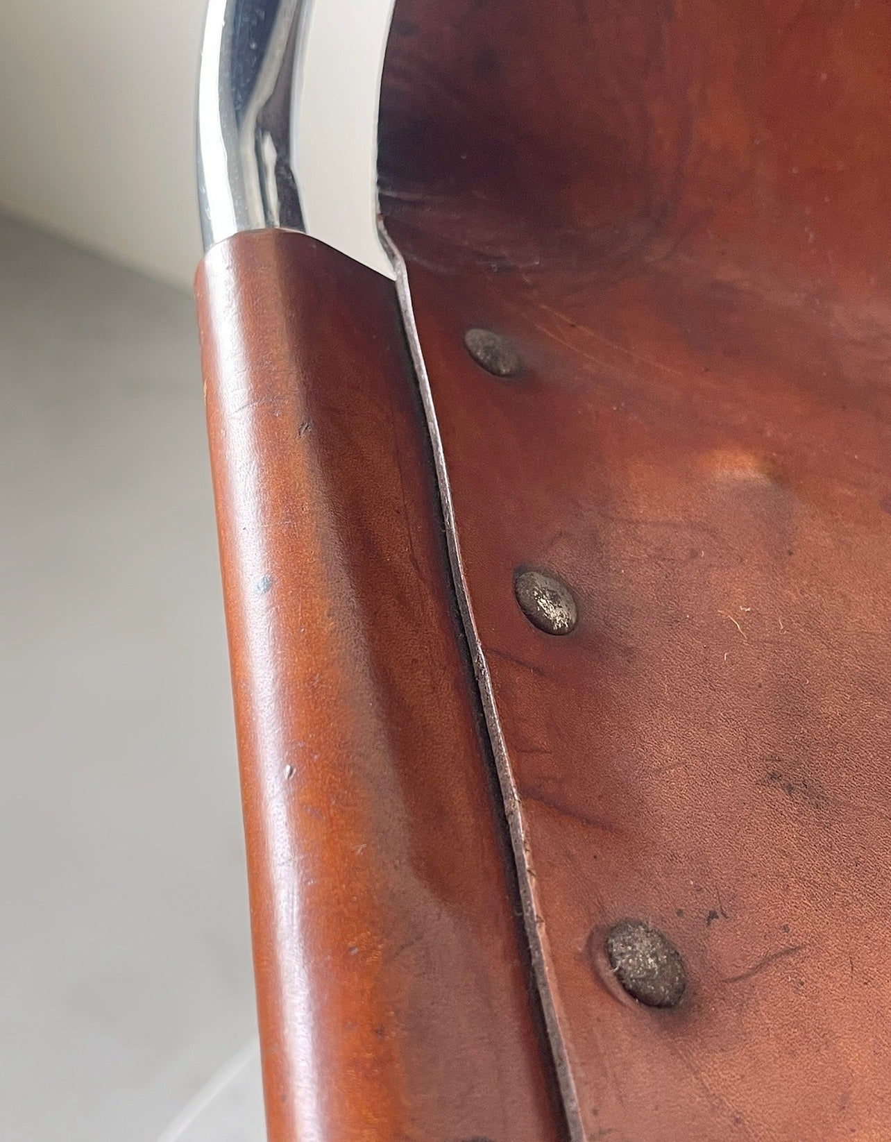 Les Arcs bar stool selected by Charlotte Perriand