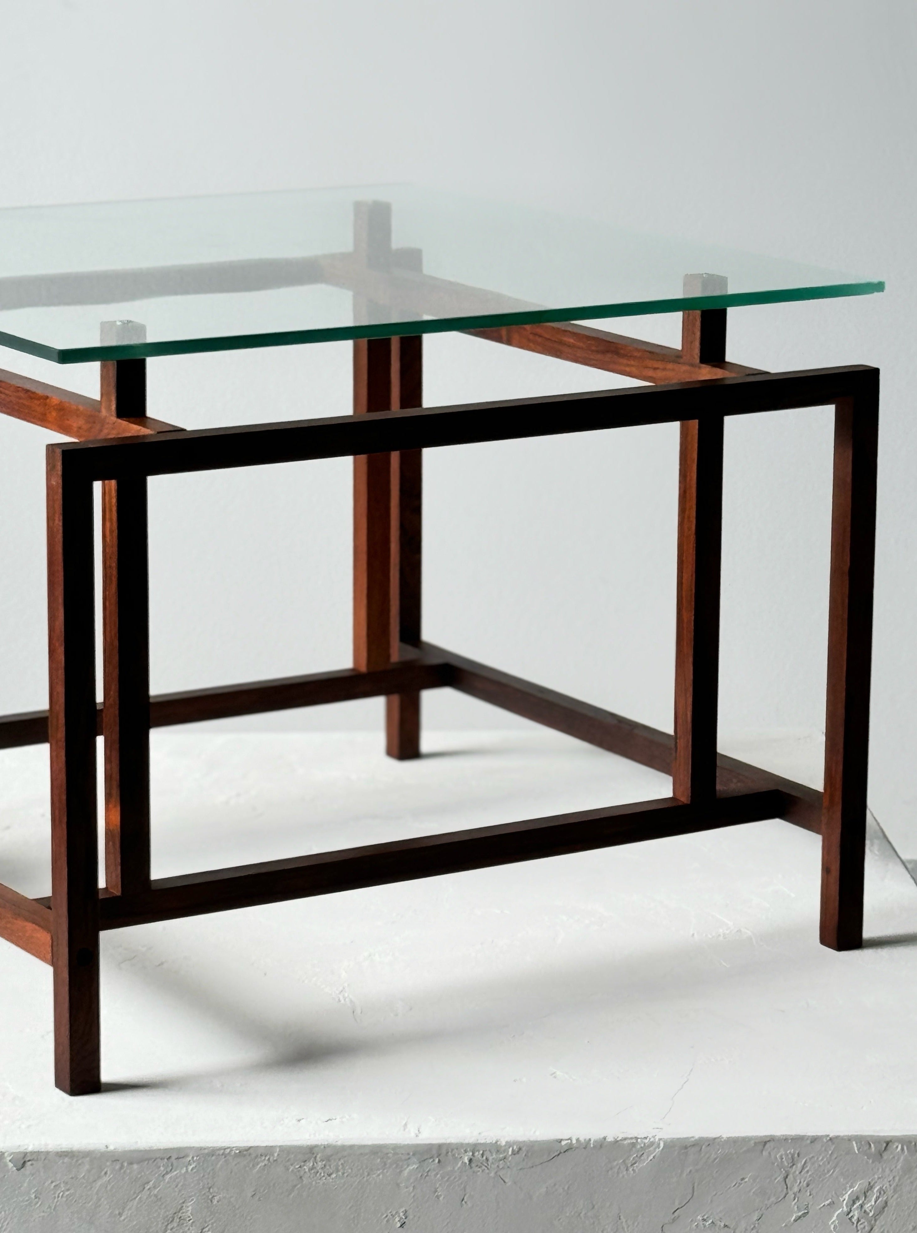 Side table in rosewood by Henning Nørgaard