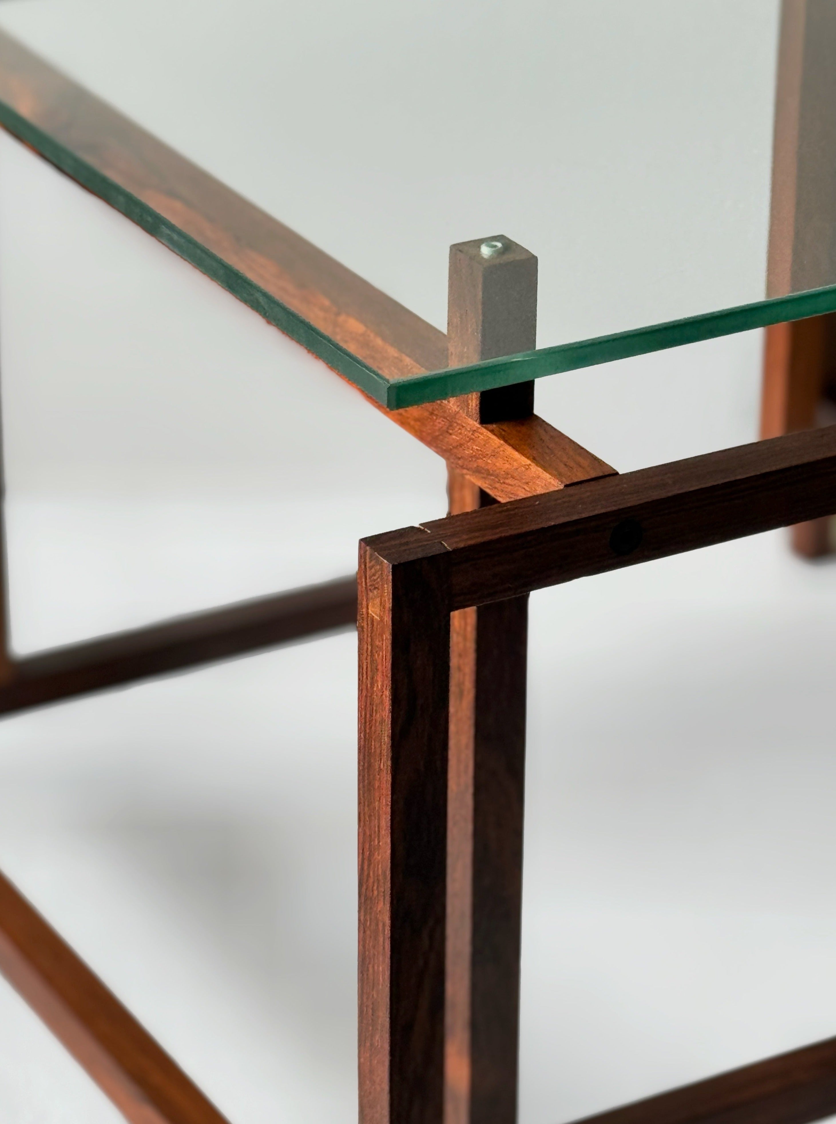 Side table in rosewood by Henning Nørgaard