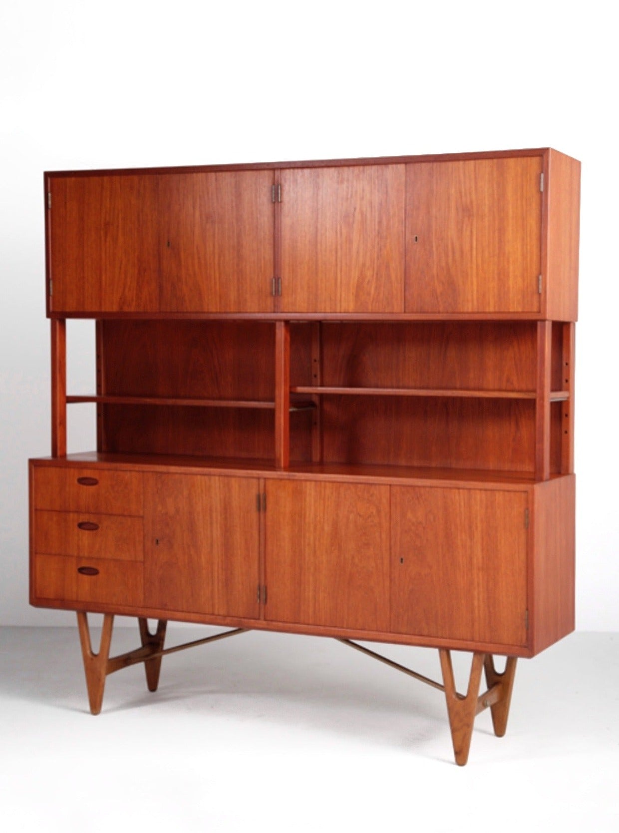 Highboard in teak by Kurt Østervig