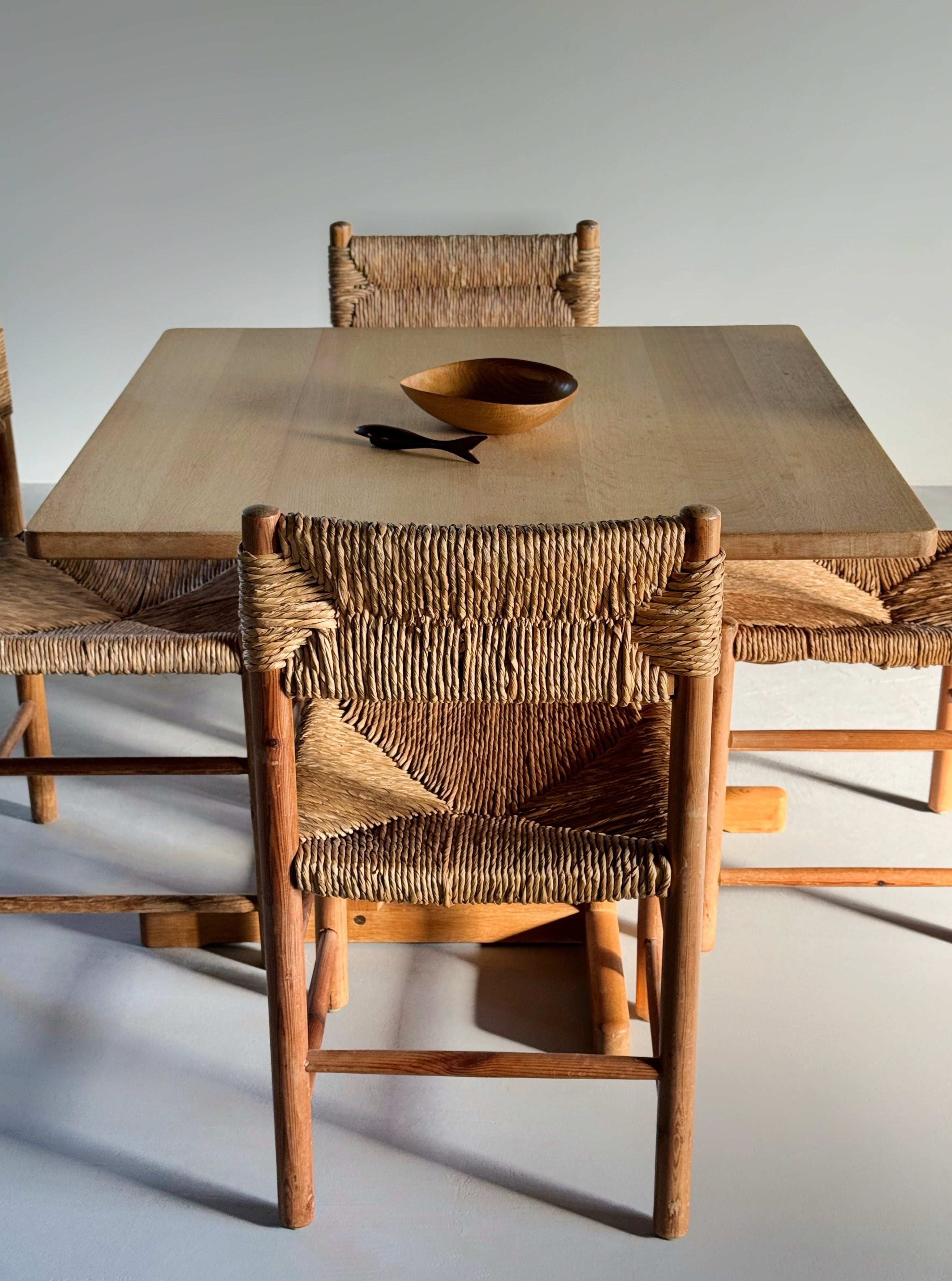 Model 6288 Solid Oak Dining Table by Børge Mogensen