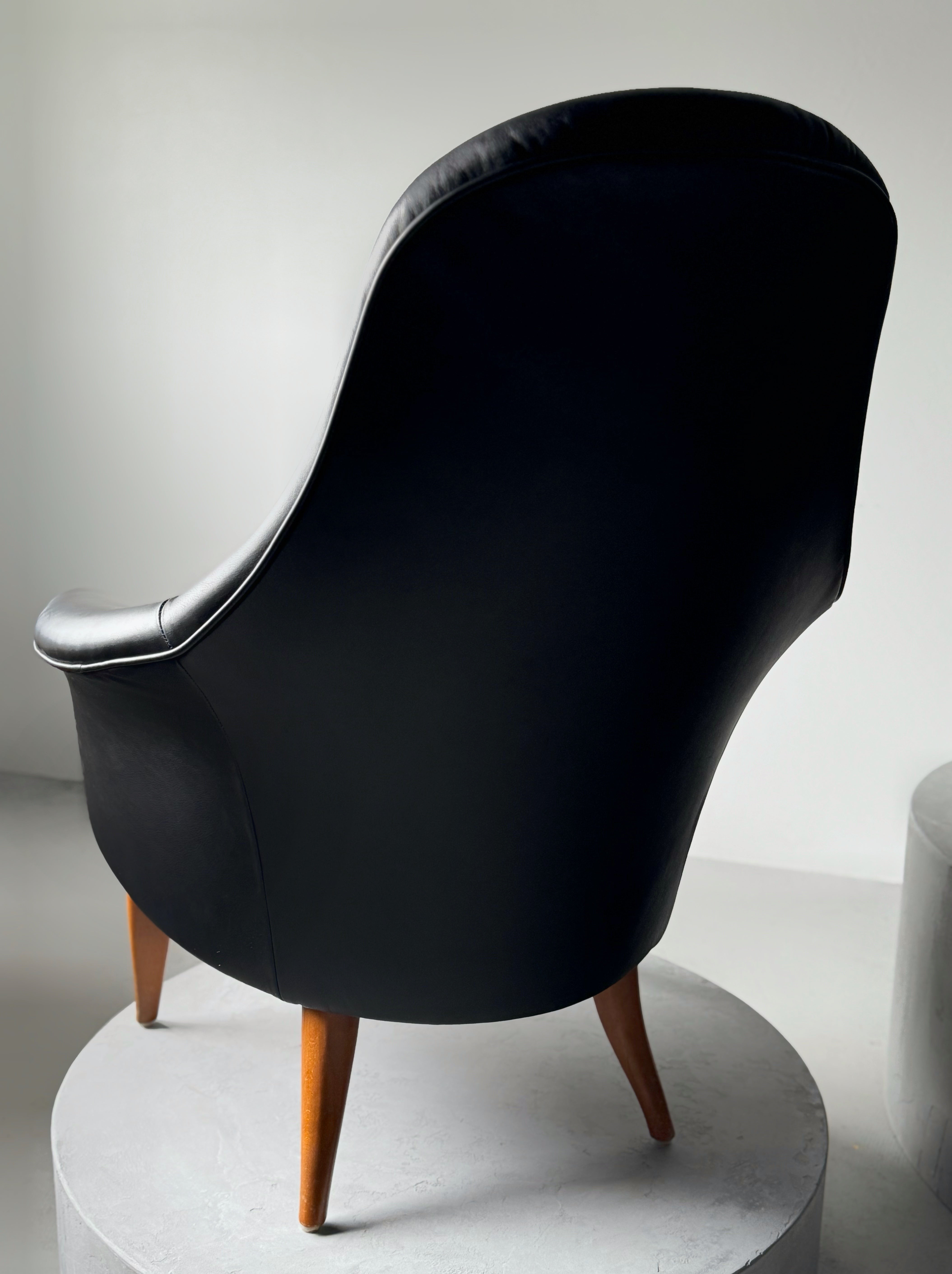 Pair of Little Adam and Little Eva armchairs by Kerstin Hörlin-Holmquist for Nordiska Kompaniet