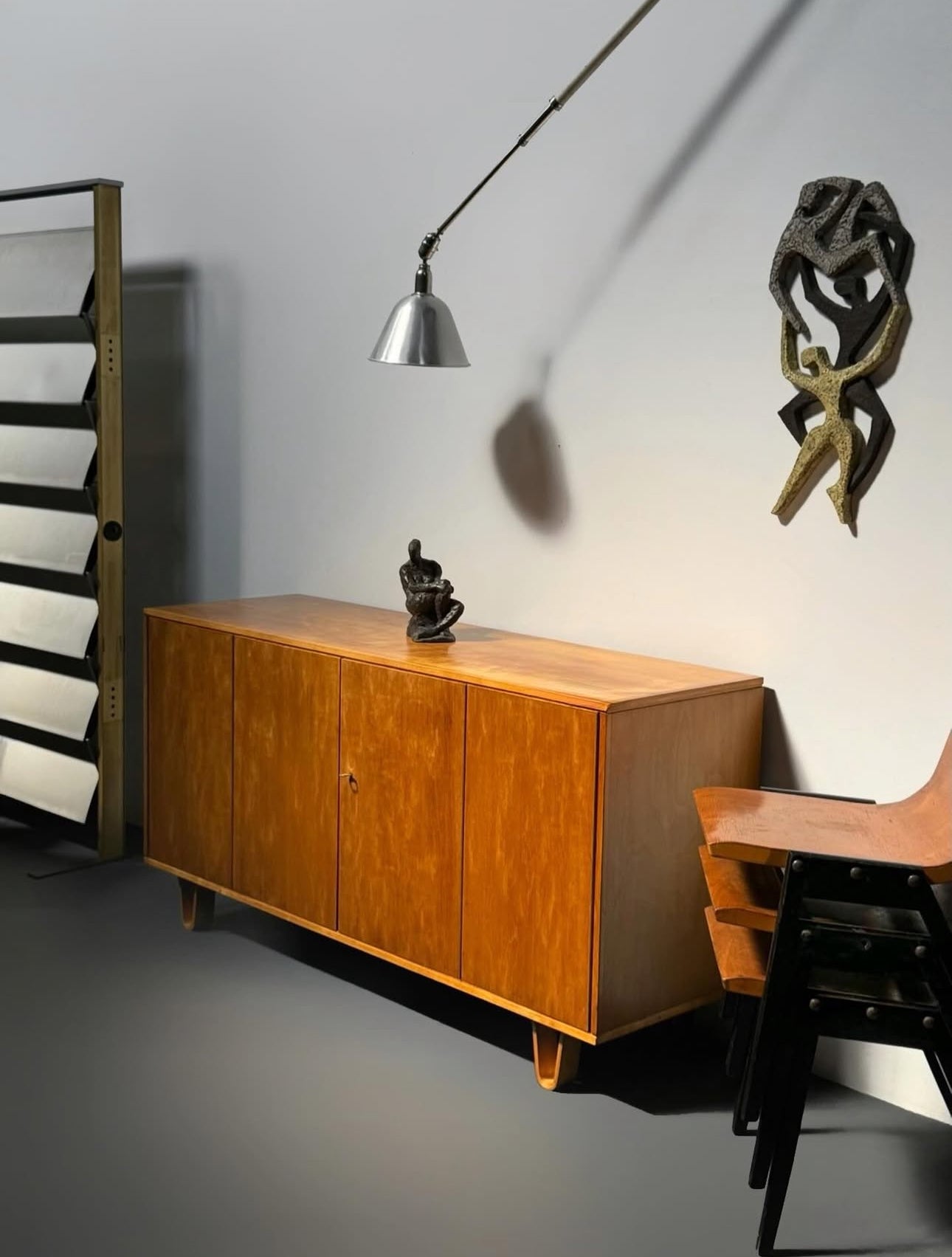 Pair of Wall sculptures by Joop Puntman for AMHA, 1960s
