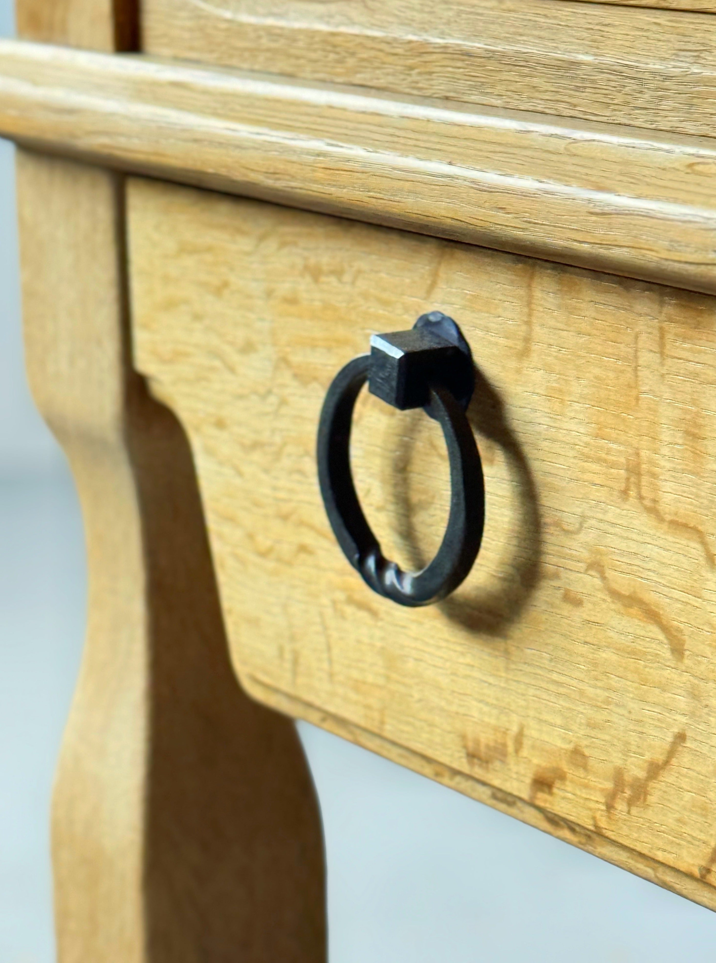 Sculptural Oak Cabinet by Henning Kjaernulf 1970s