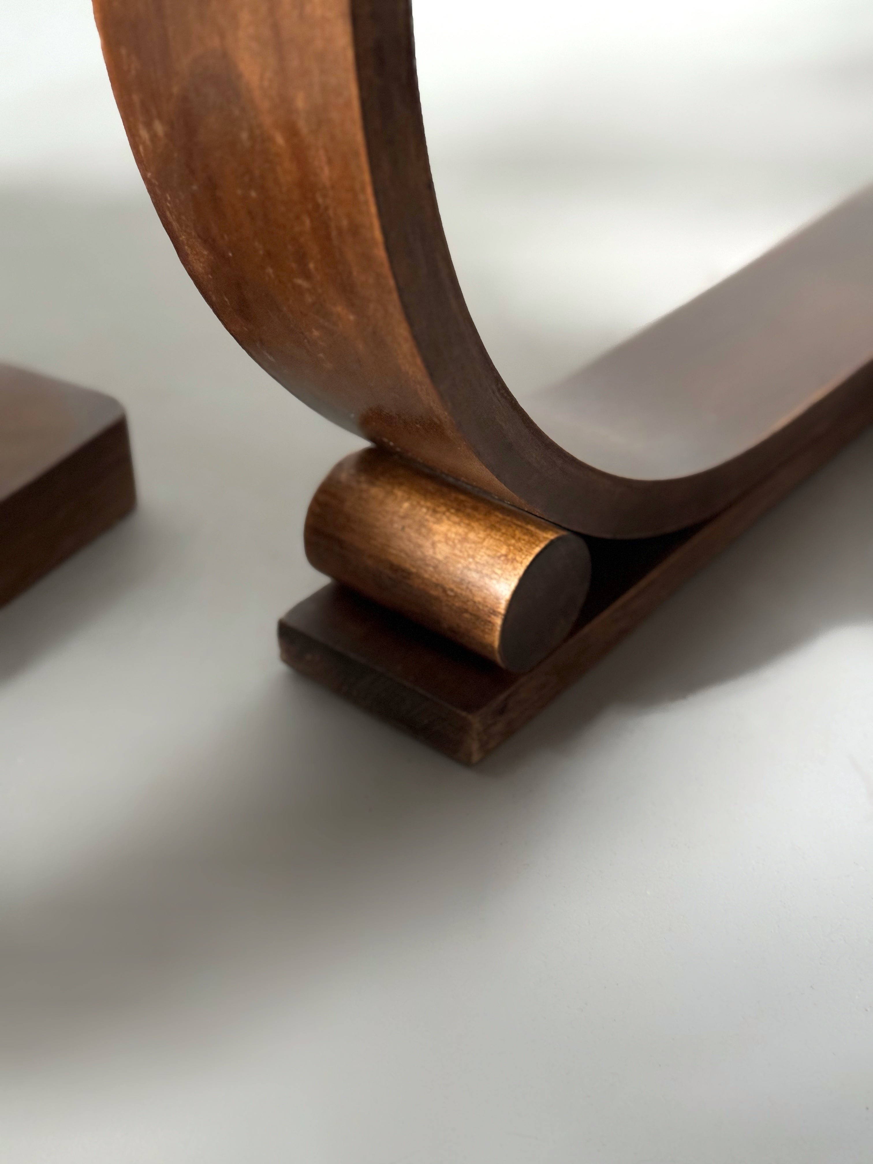 Rope Lounge Chair by Adrien Audoux & Frida Minet for Vibo Vesoul, France, 1940s