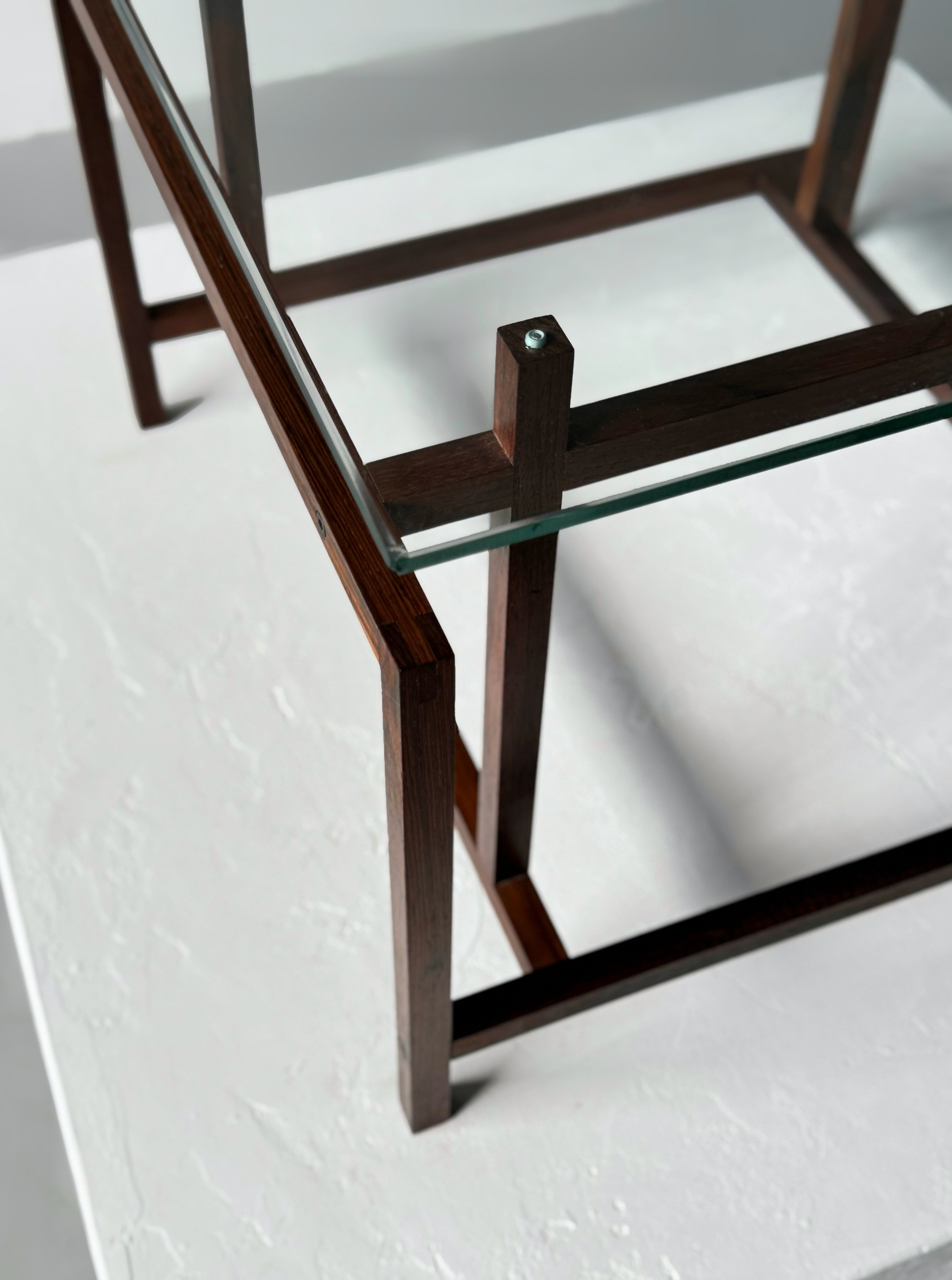 Side table in rosewood by Henning Nørgaard