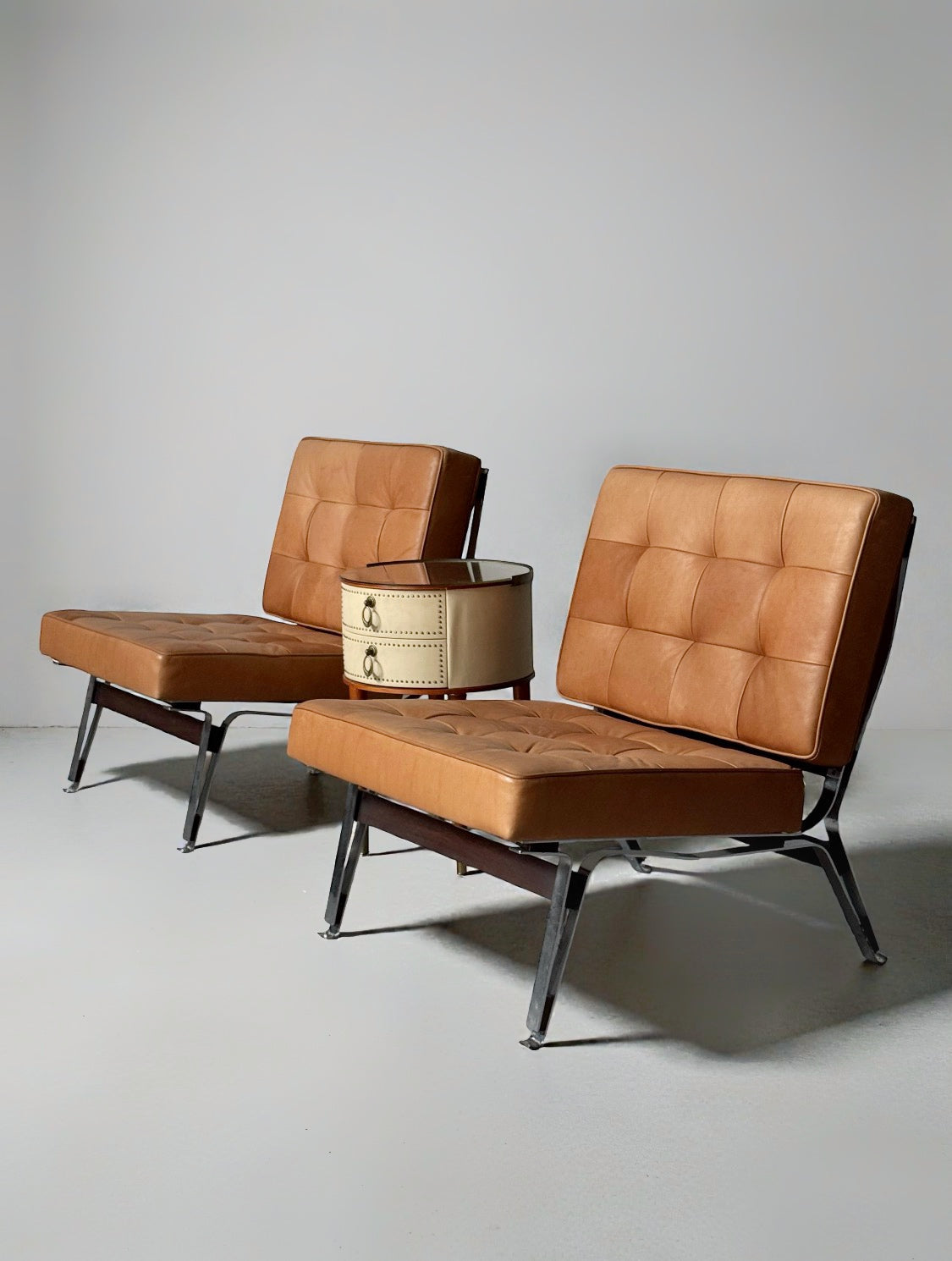 856 Lounge Chairs by Ico Parisi for Cassina, 1950s Italy